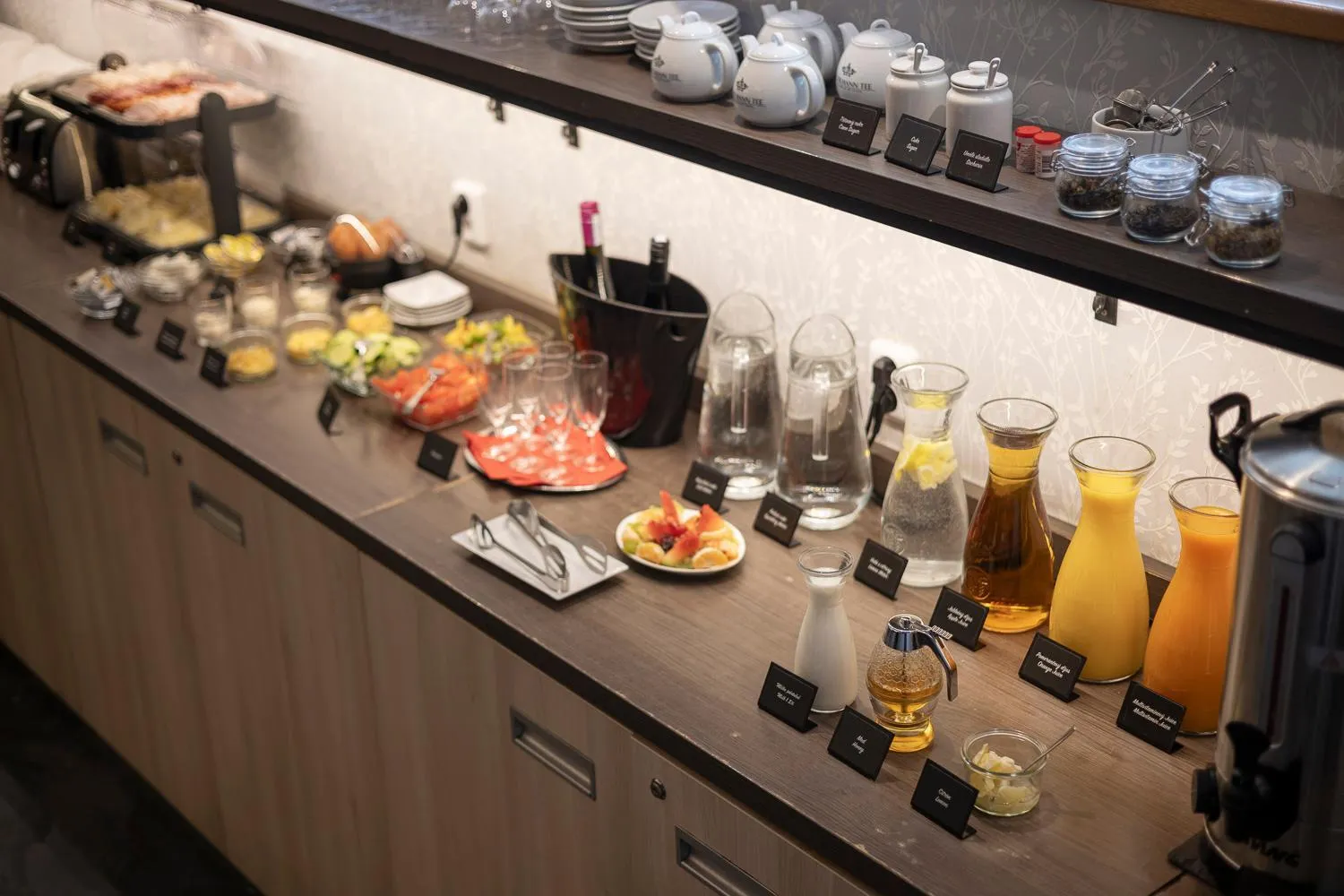 Buffet breakfast in Pytloun Wellness Travel Hotel