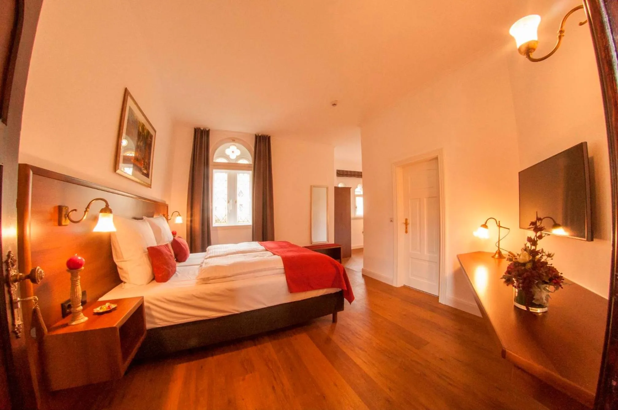 Bed in Pension VILLA KLEINE WARTBURG