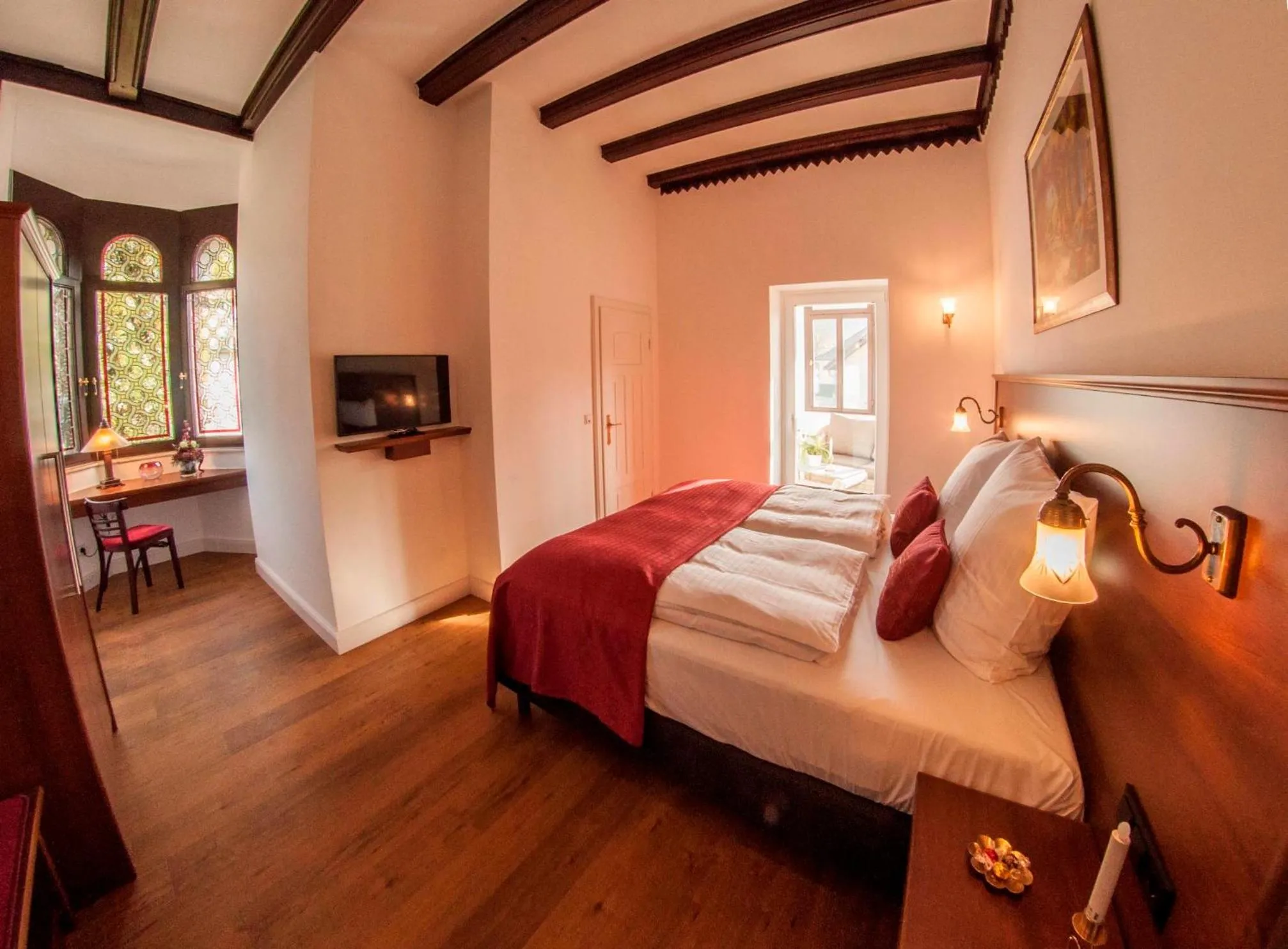 Bed in Pension VILLA KLEINE WARTBURG
