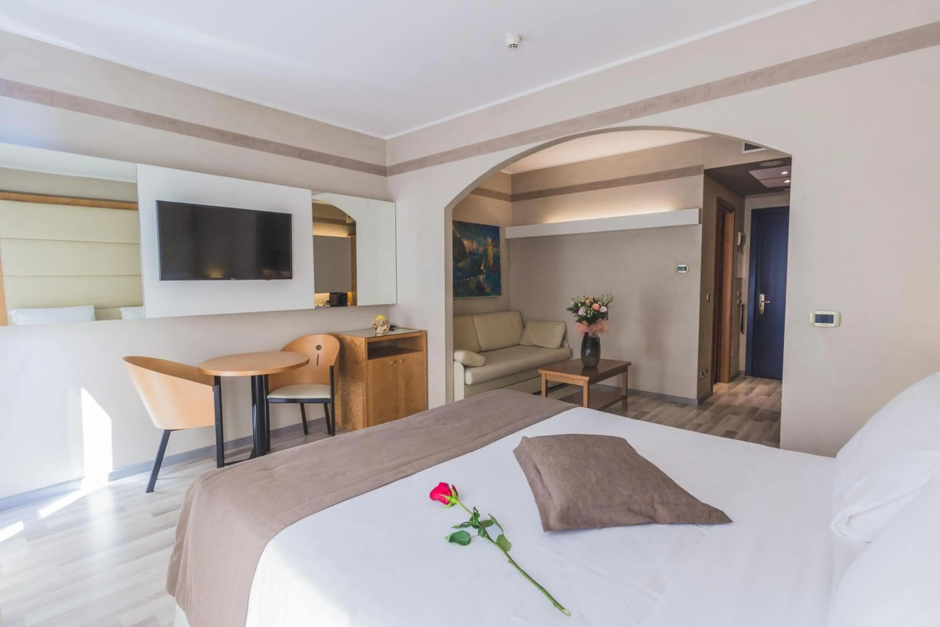 Bed in Park Hotel Ai Pini & Restaurant Ai Pini