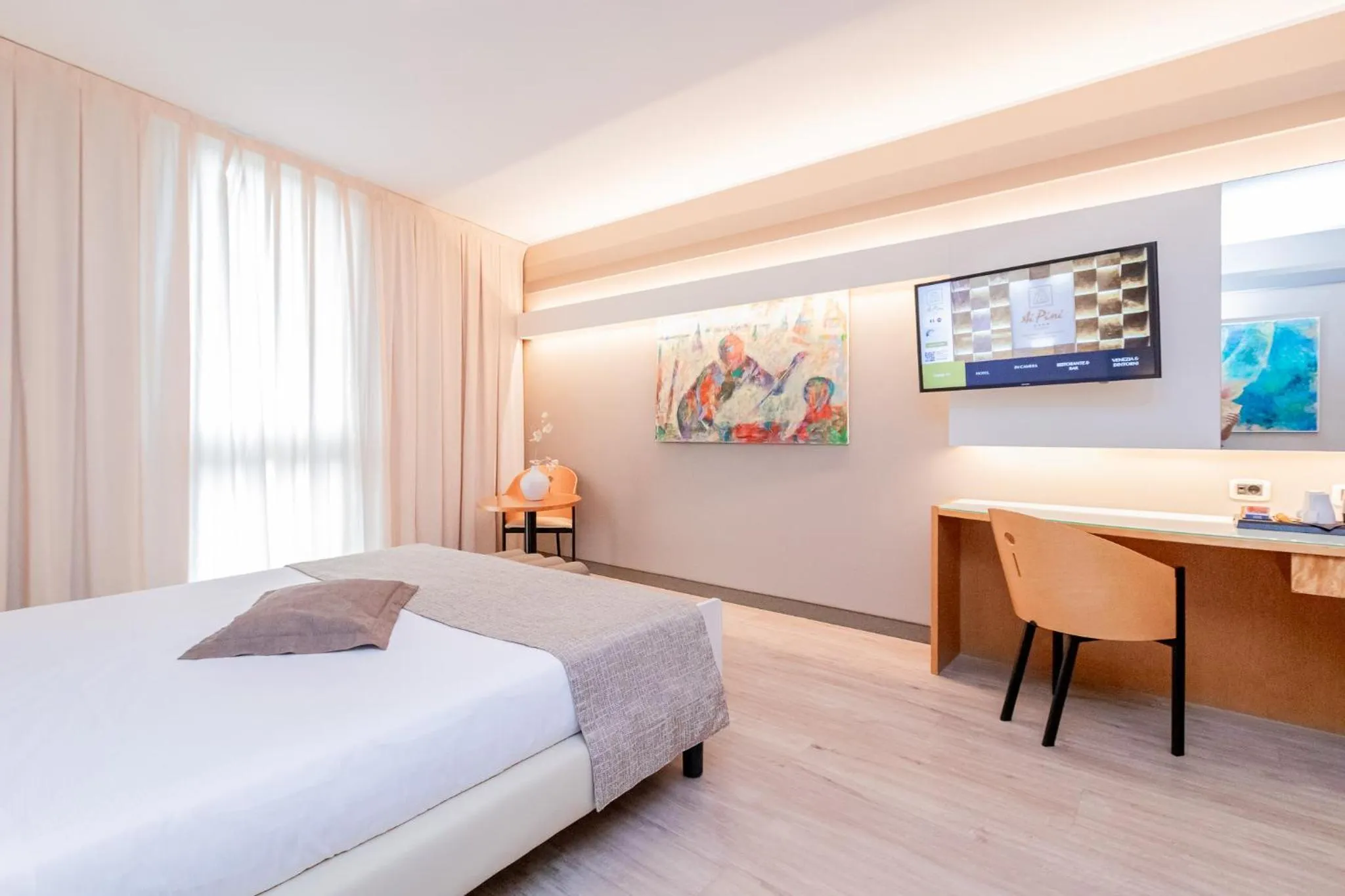 Bed in Park Hotel Ai Pini & Restaurant Ai Pini