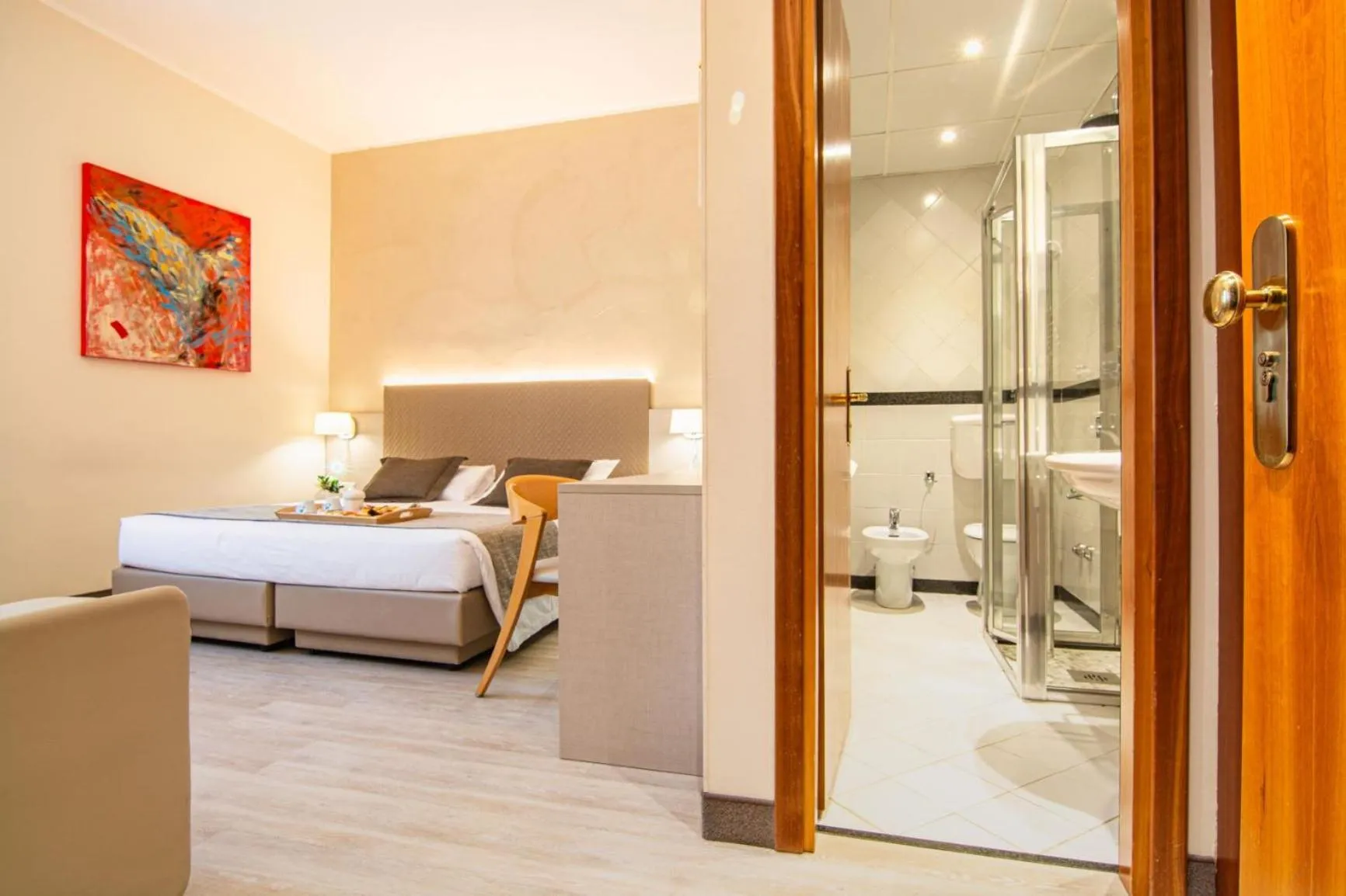 Bed in Park Hotel Ai Pini & Restaurant Ai Pini