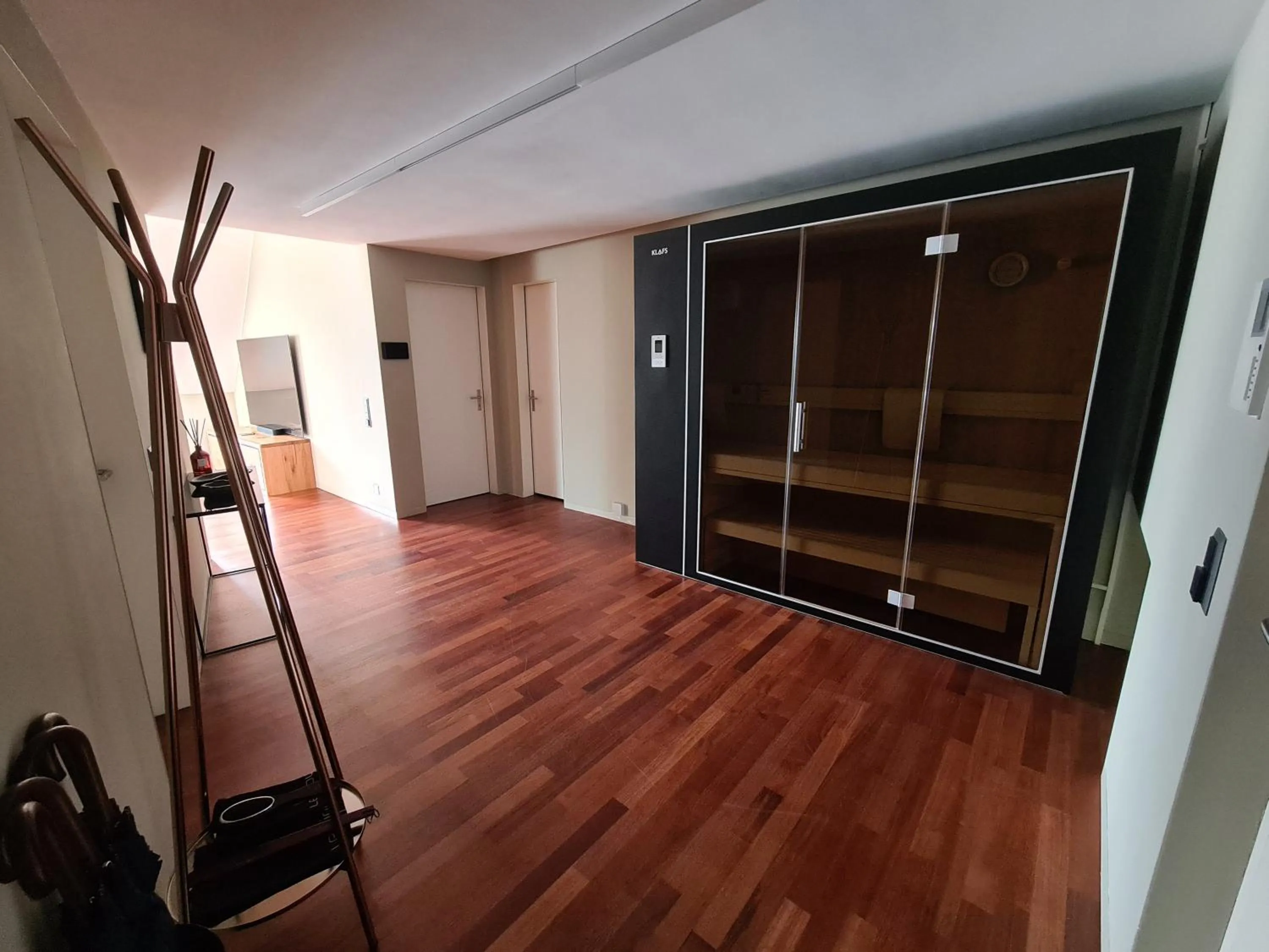 Sauna in Lucerne Lake View Apartments