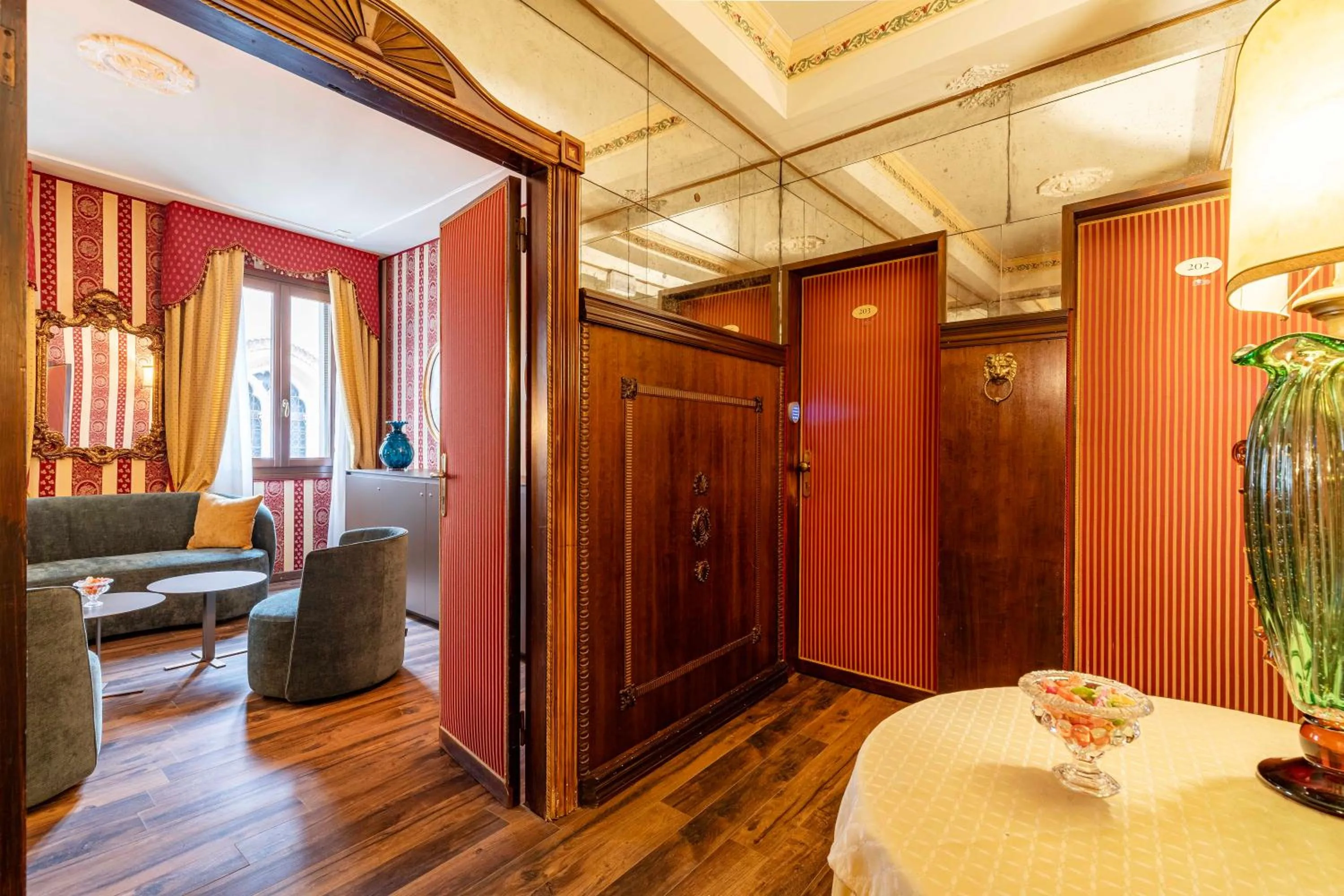 Seating area in Ca' Morosini