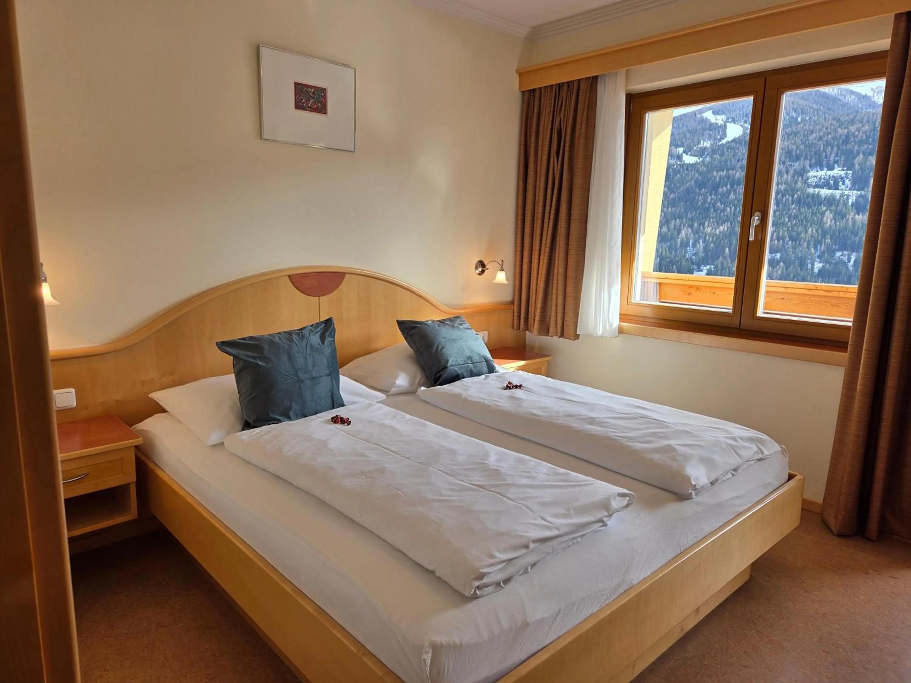 Bed in Hotel Restaurant Raunig