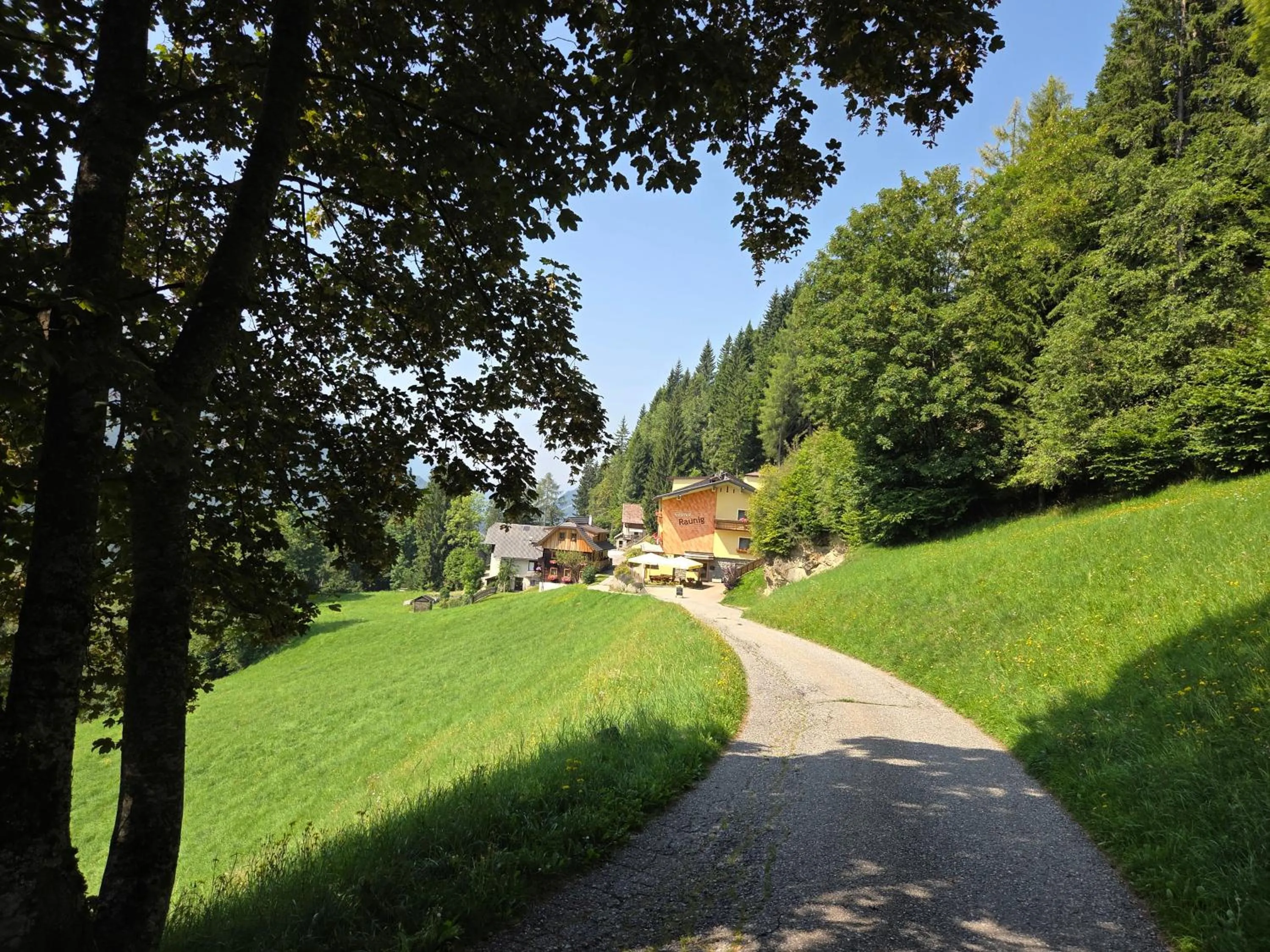 Property building in Hotel Restaurant Raunig