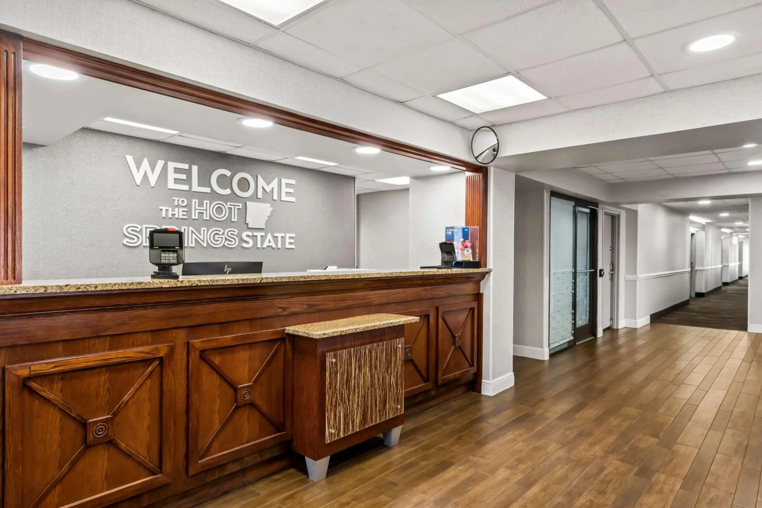 Lobby or reception in Hampton Inn Jonesboro