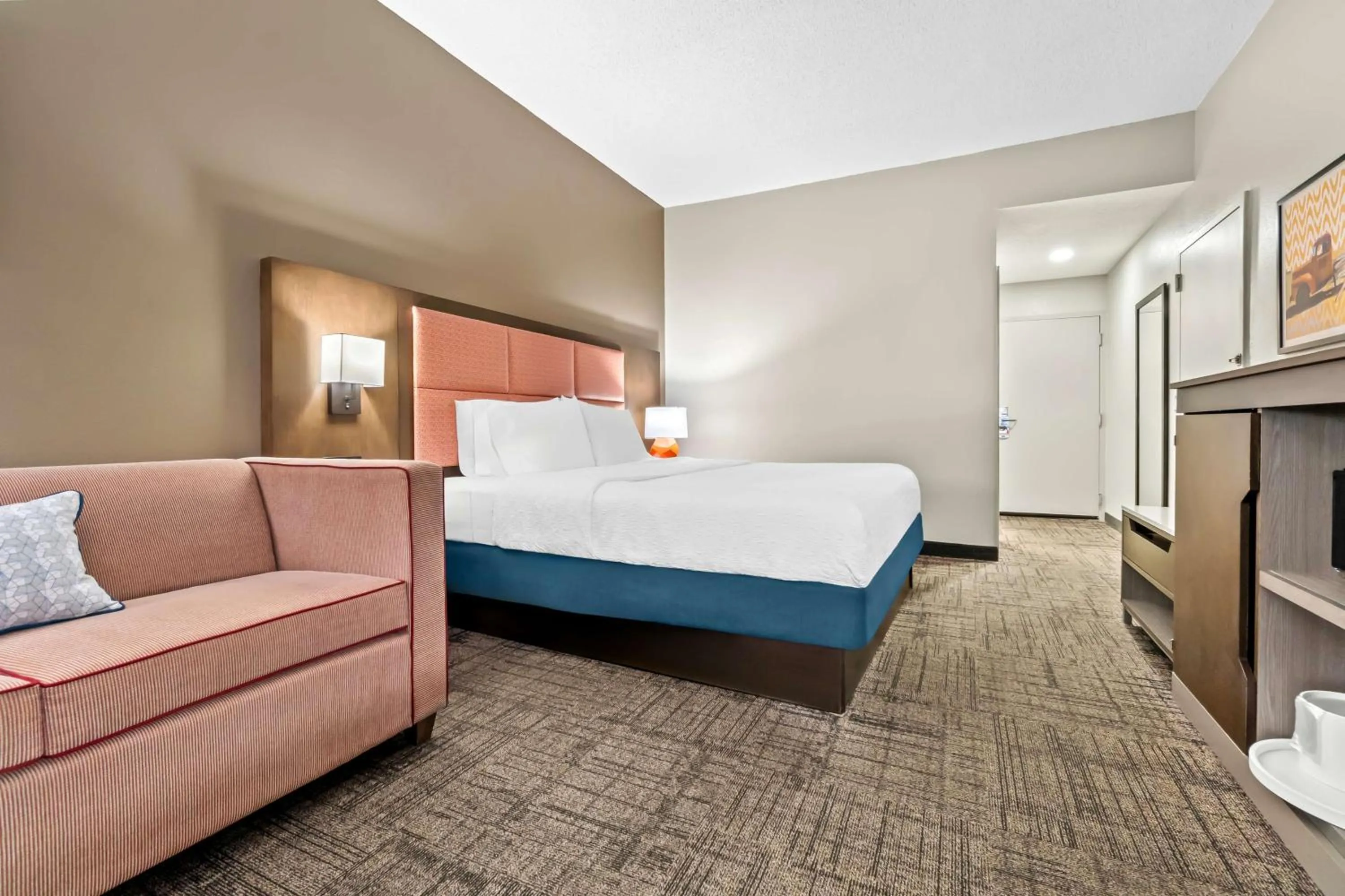 Living room, Bed in Hampton Inn Jonesboro