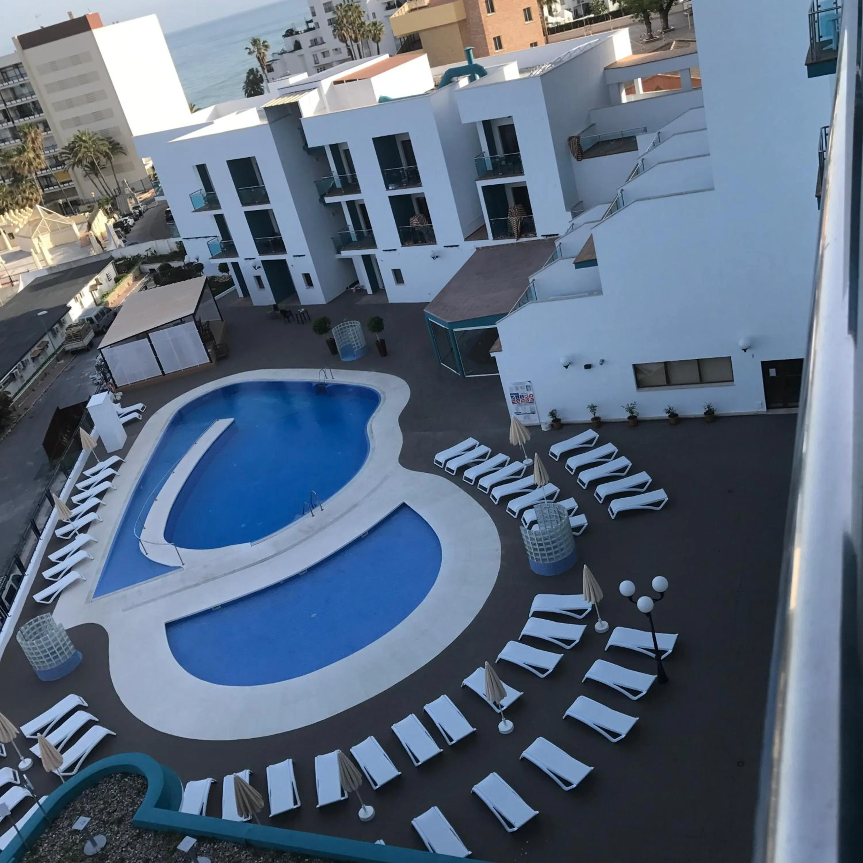 Pool view in Hotel Ritual Torremolinos- Adults Only