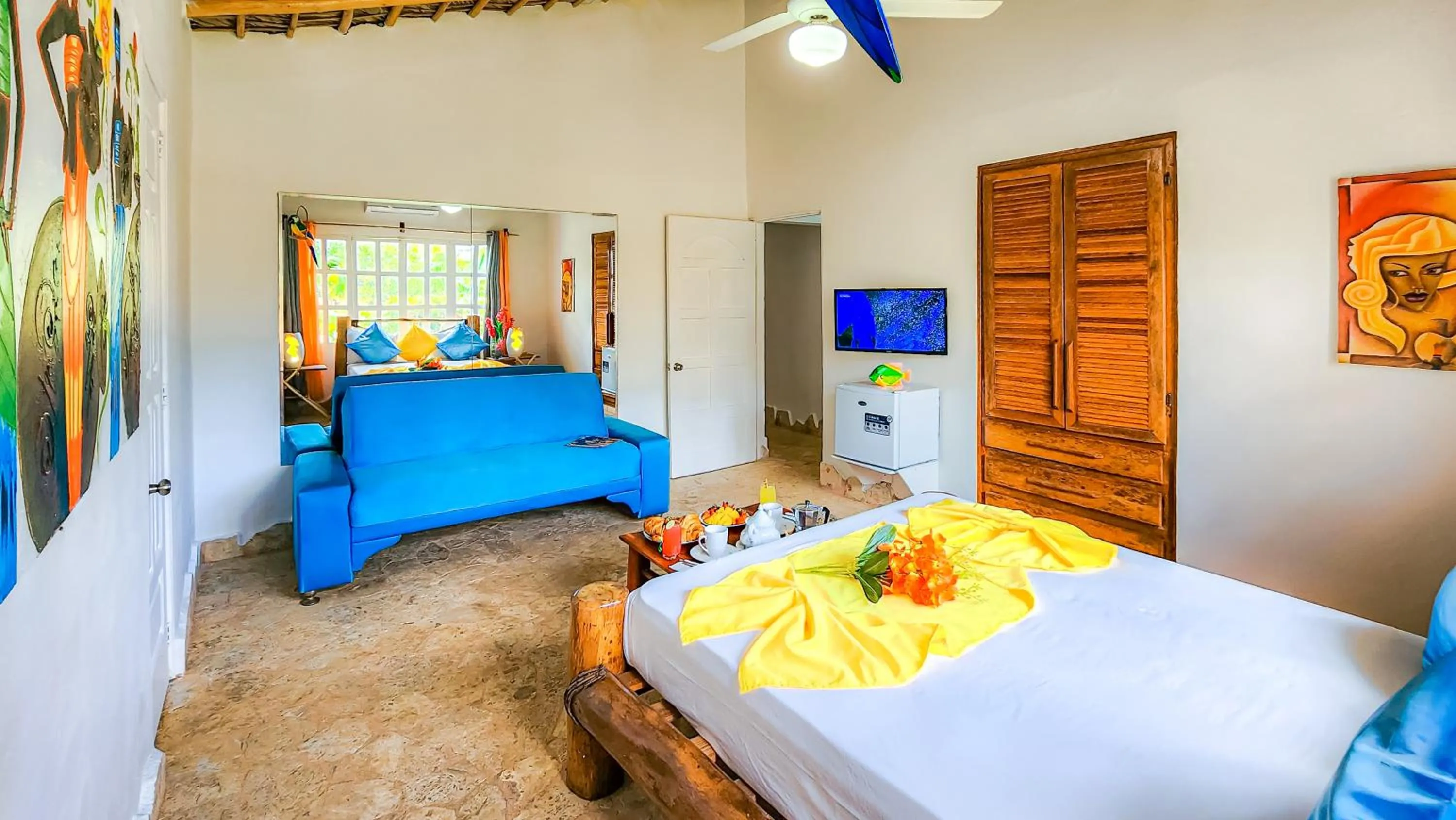 Bed in Paradiso del Caribe