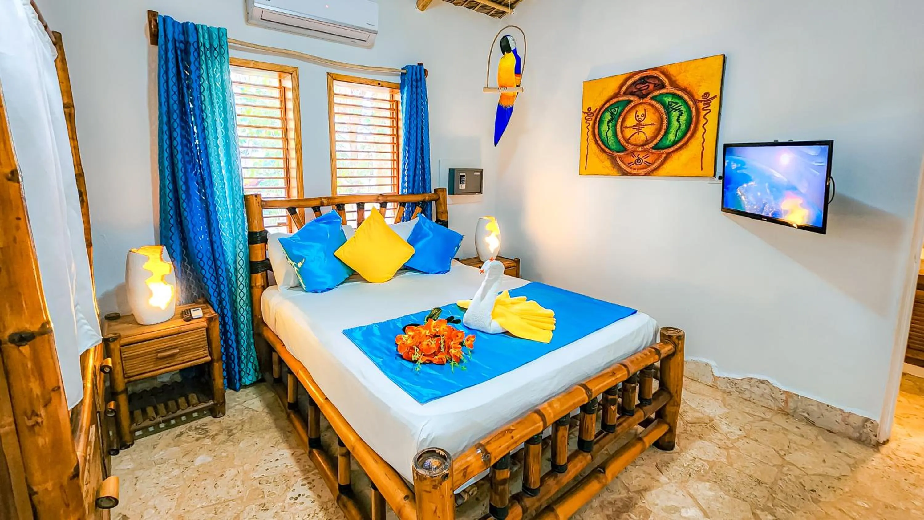 Bed in Paradiso del Caribe