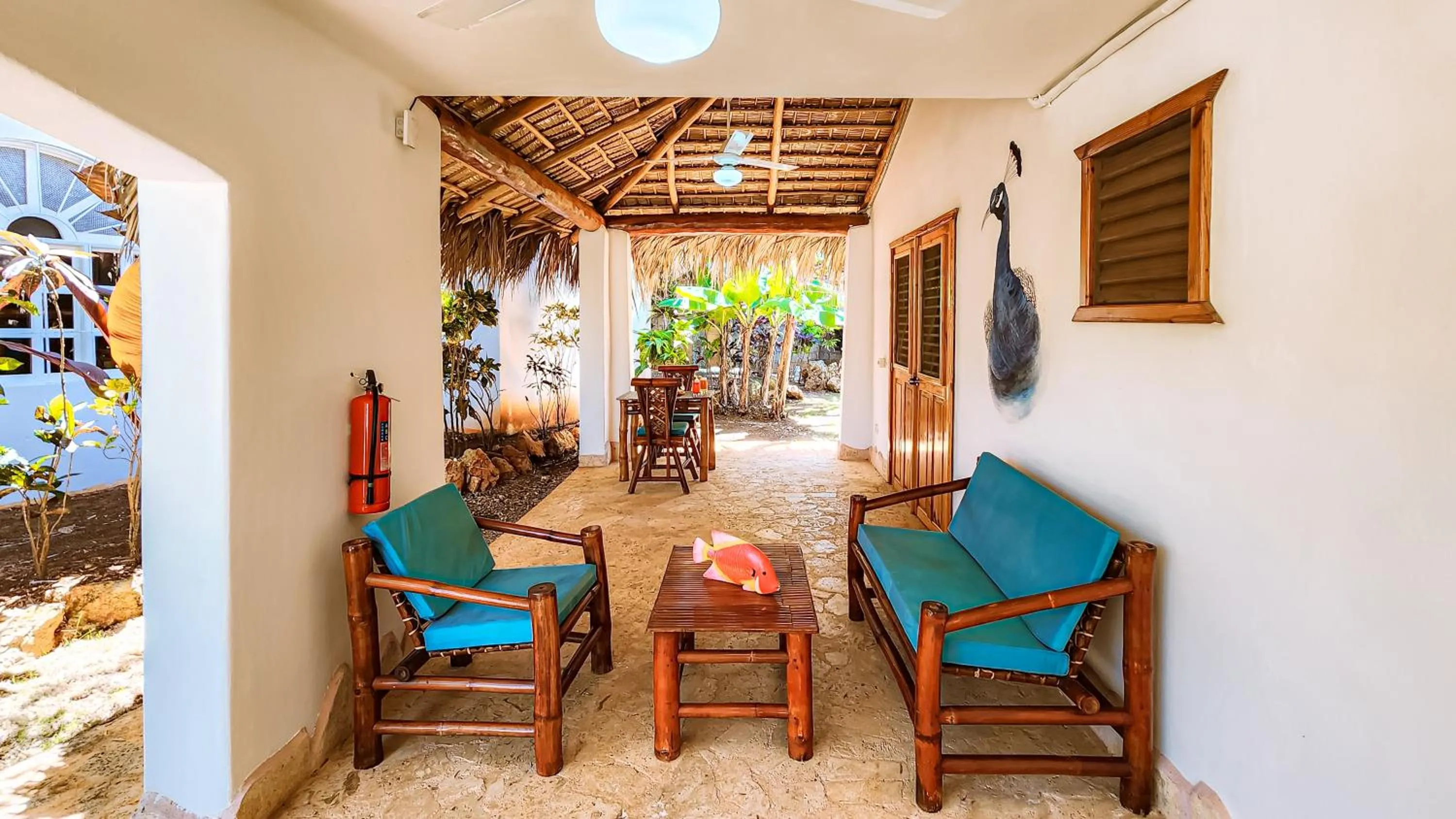 Seating area in Paradiso del Caribe