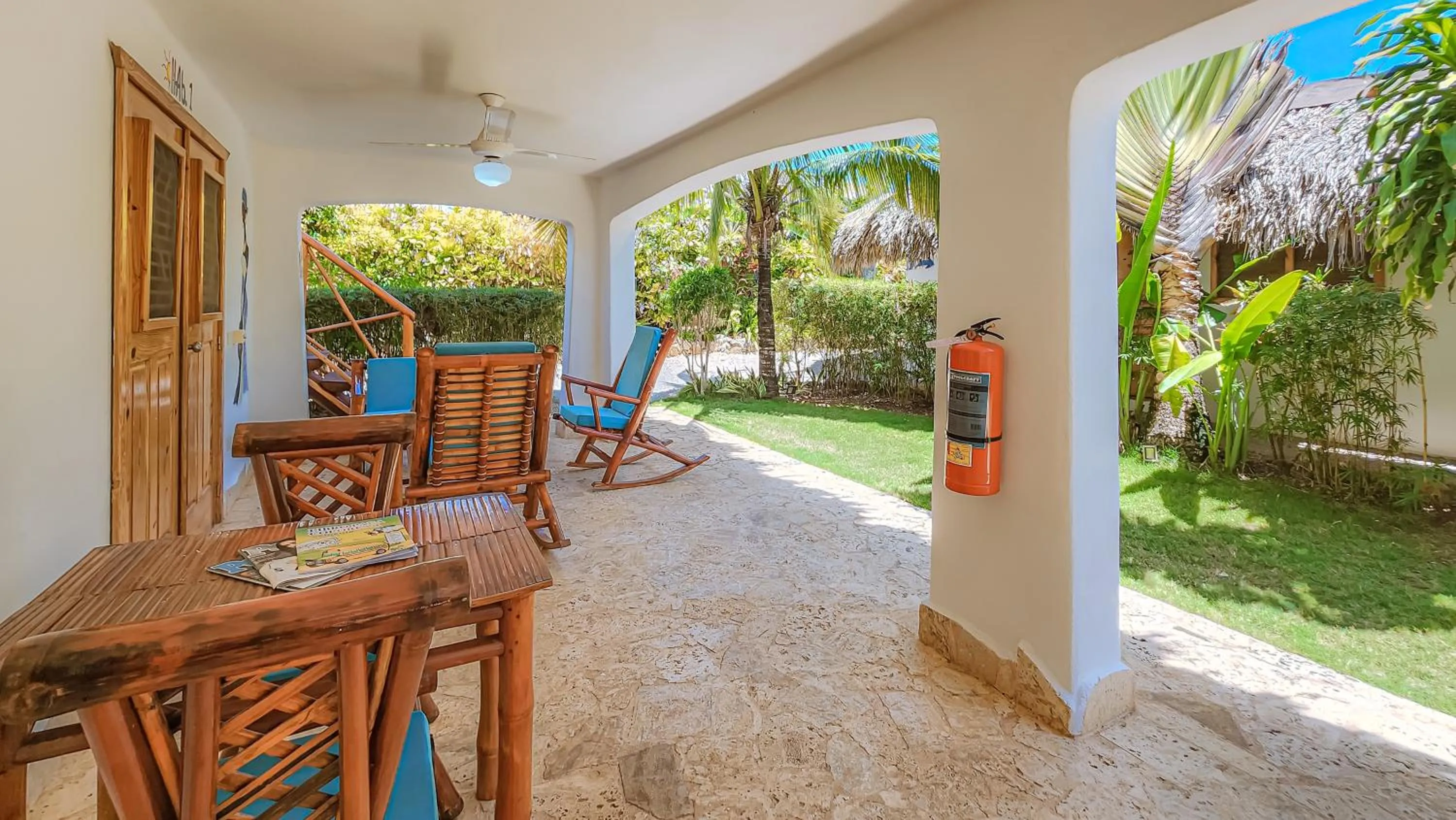 Seating area in Paradiso del Caribe