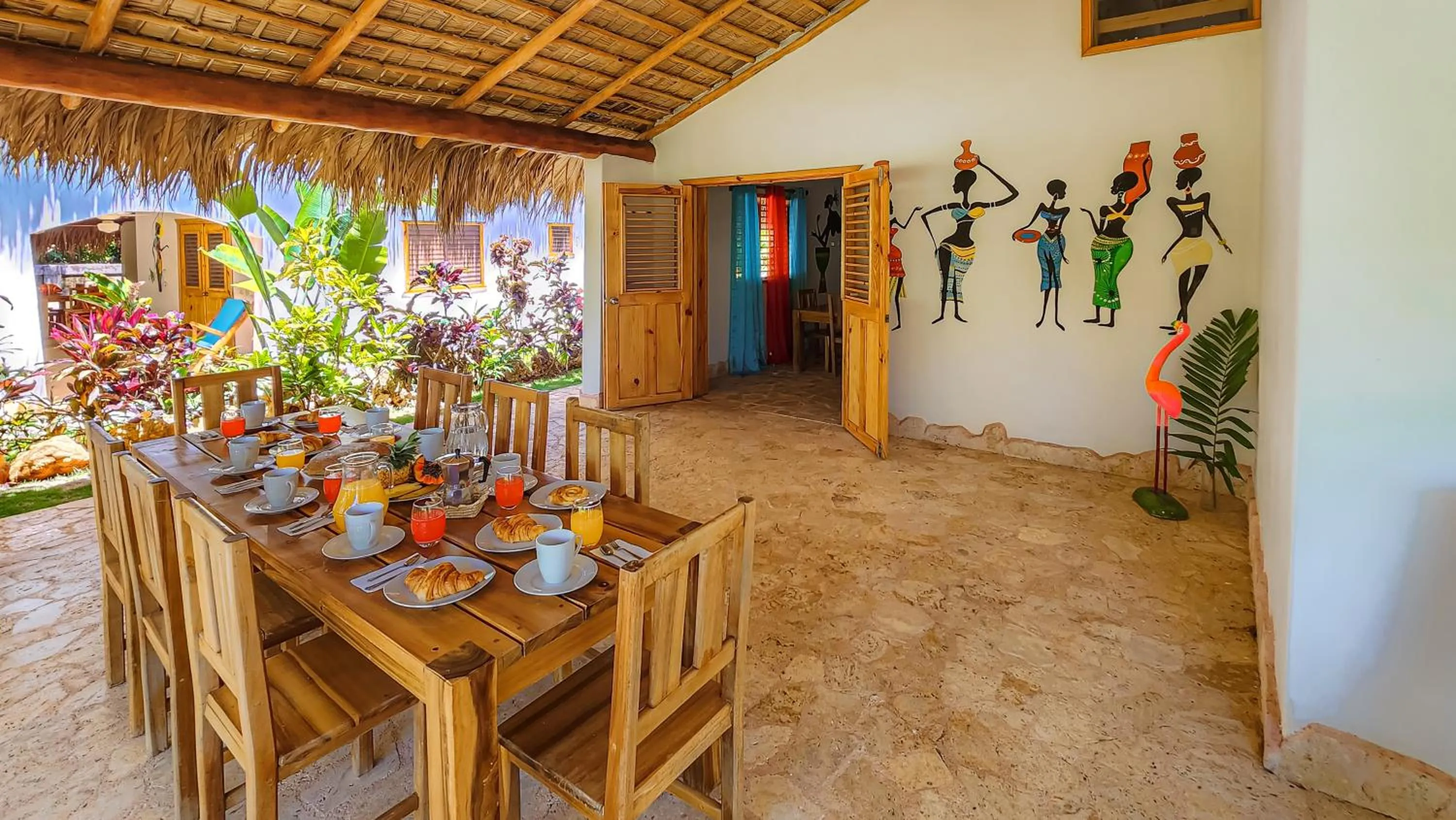 Dining area in Paradiso del Caribe