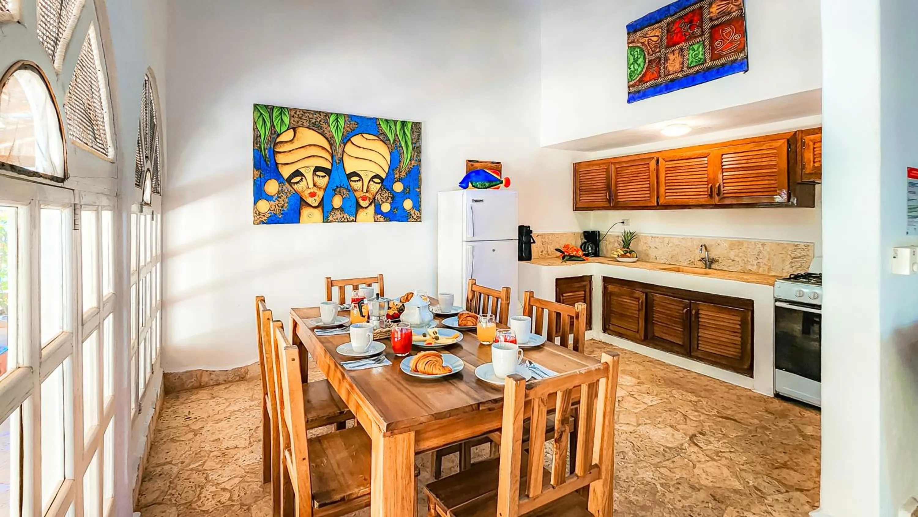 Kitchen or kitchenette in Paradiso del Caribe