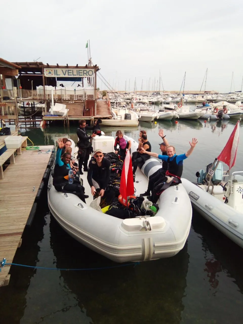 Diving in B&B Garibaldi