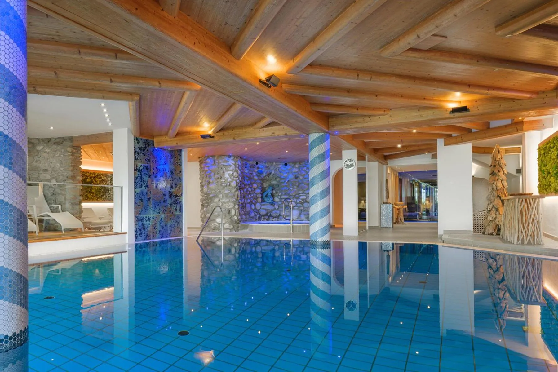 Swimming pool in Alpines Lifestyle Hotel Tannenhof