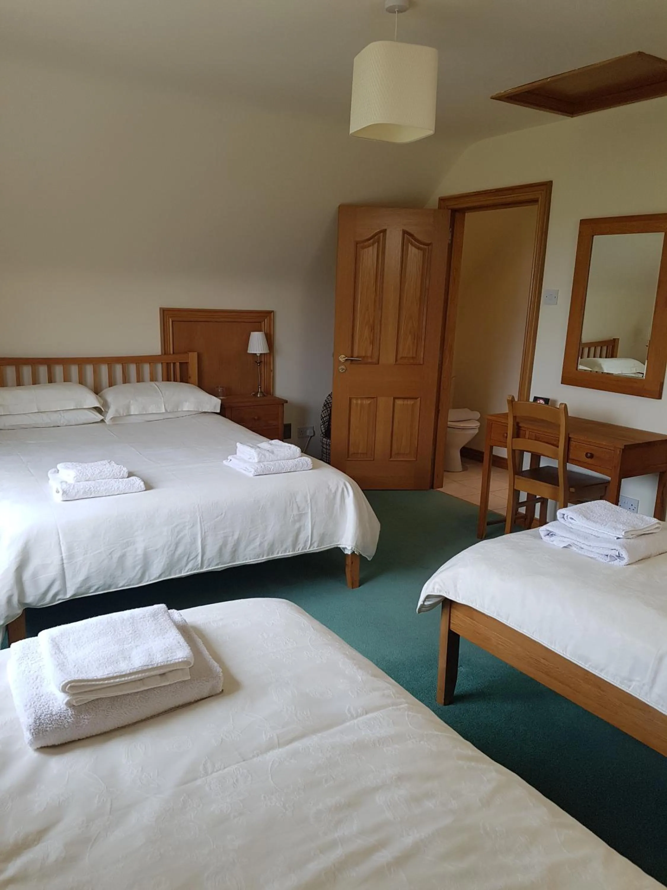 Photo of the whole room, Bed in Kilcreeny Lodge