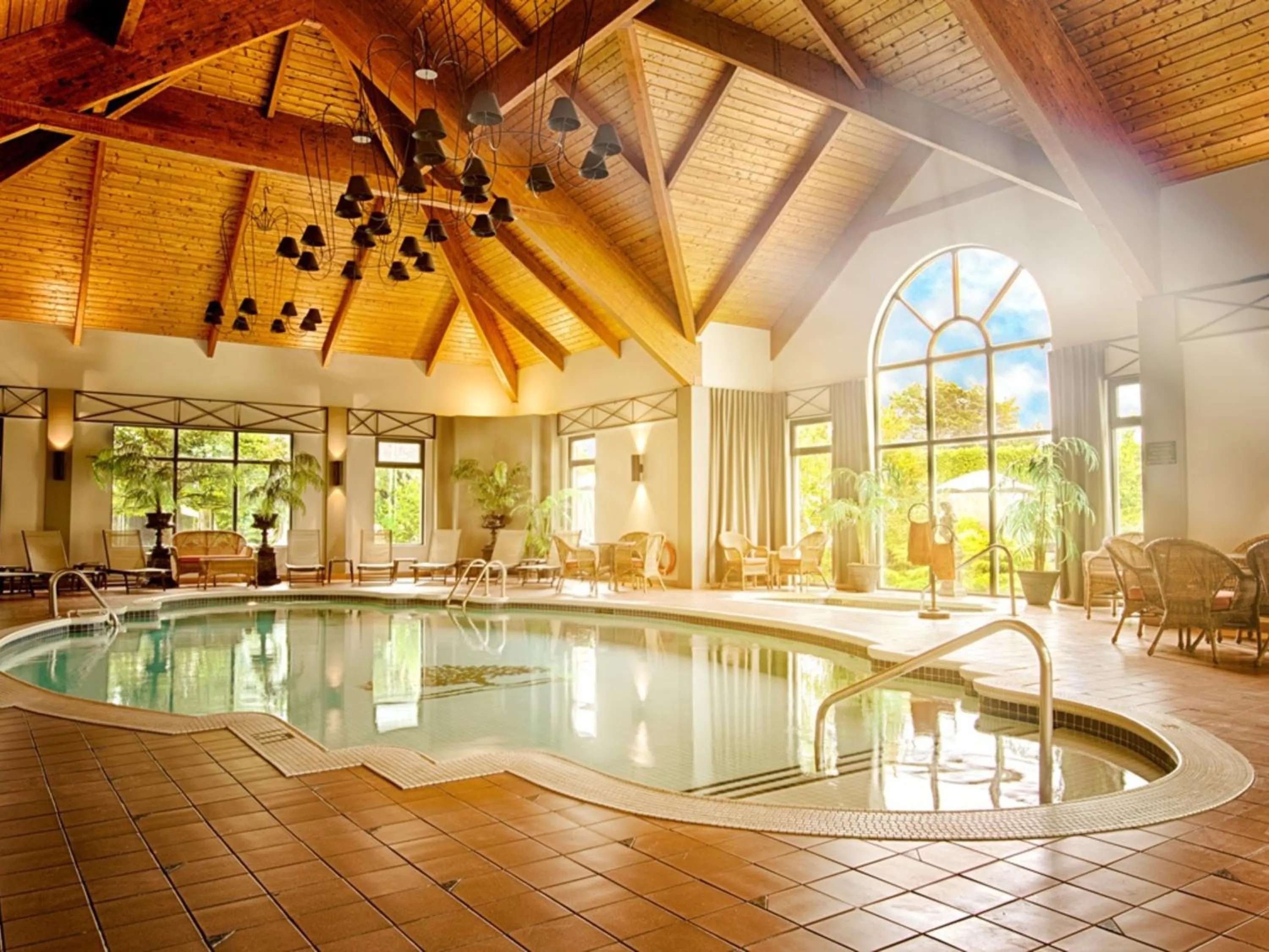 Swimming pool in Auberge Godefroy