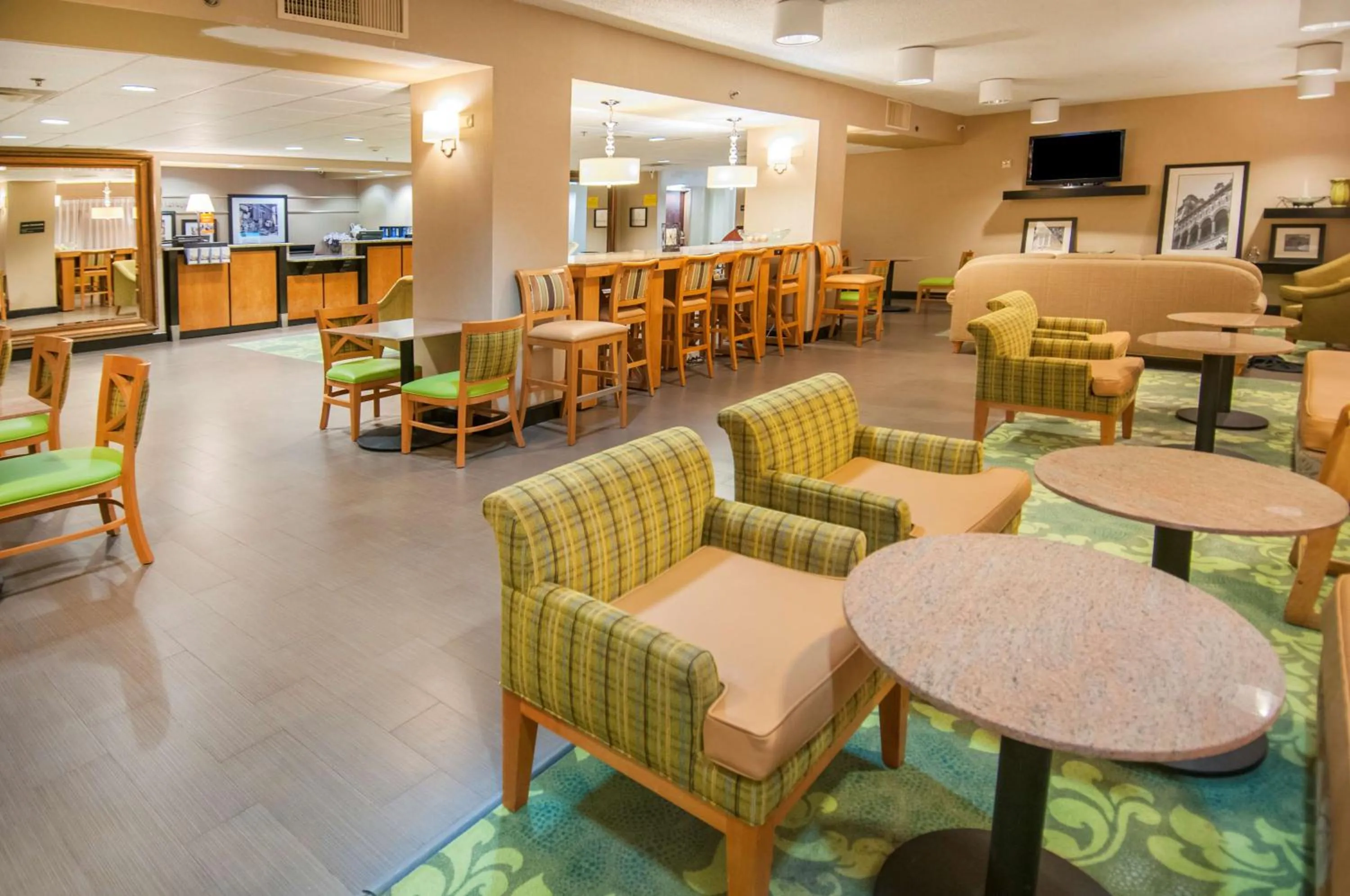 Lobby or reception in Hampton Inn Lafayette Louisiana