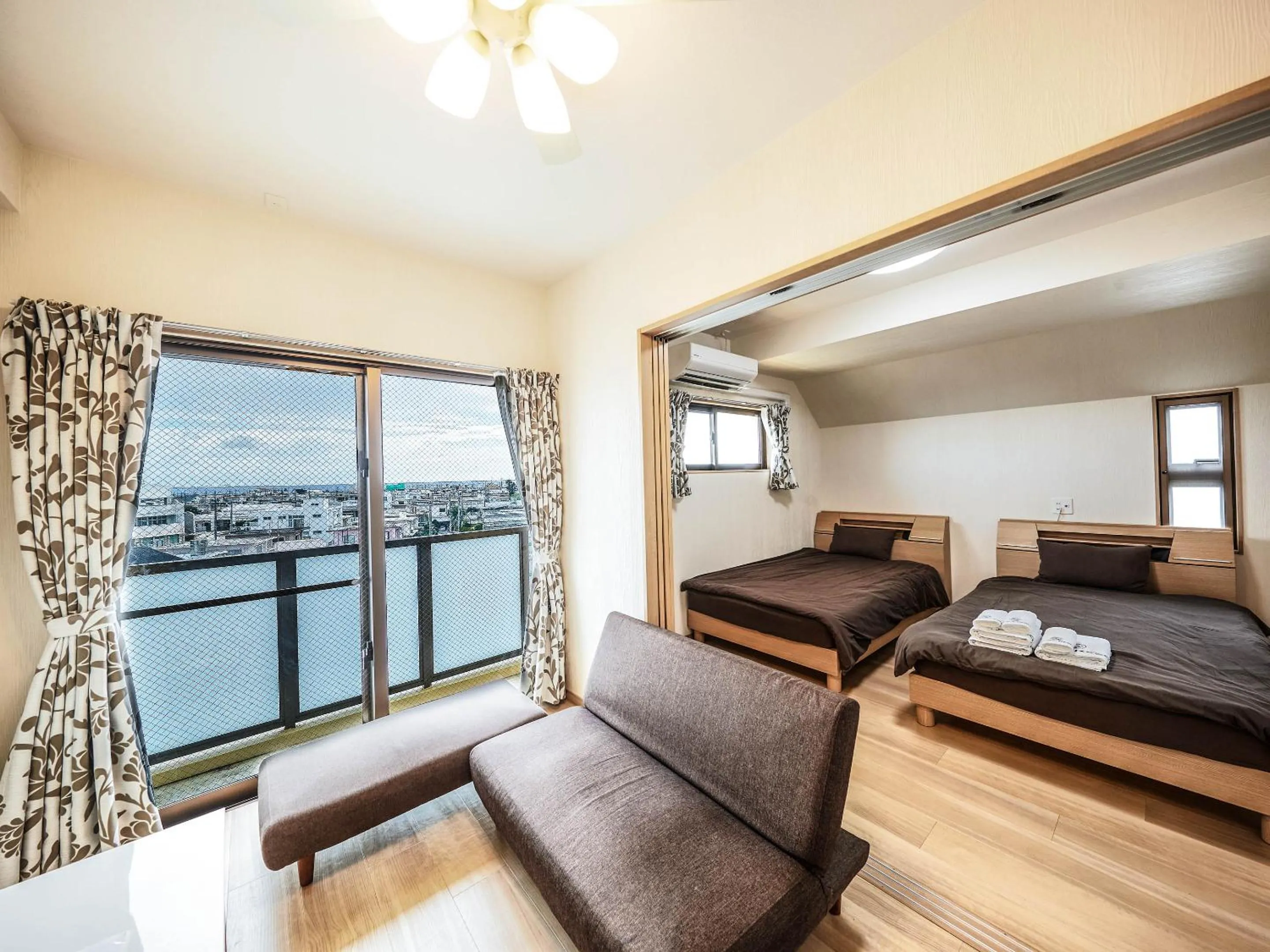 Bed in Terrace Resort Chatan West