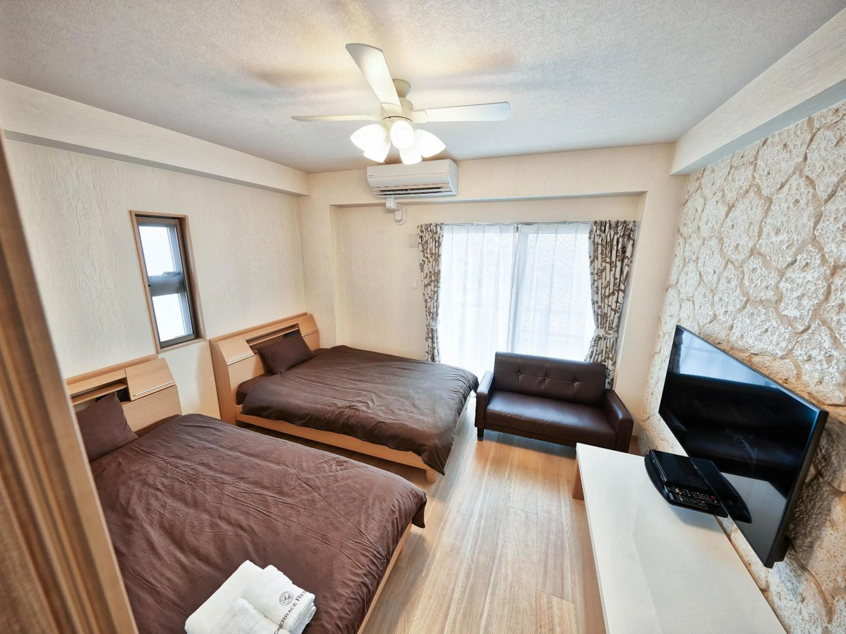 Bed in Terrace Resort Chatan West