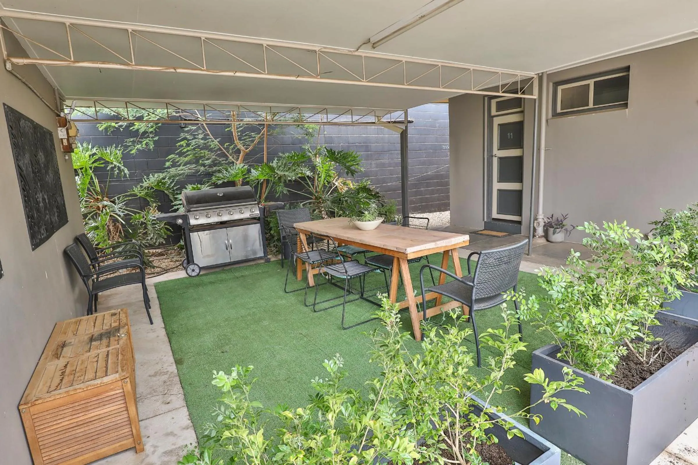 On site in Robinvale Bridge Motel