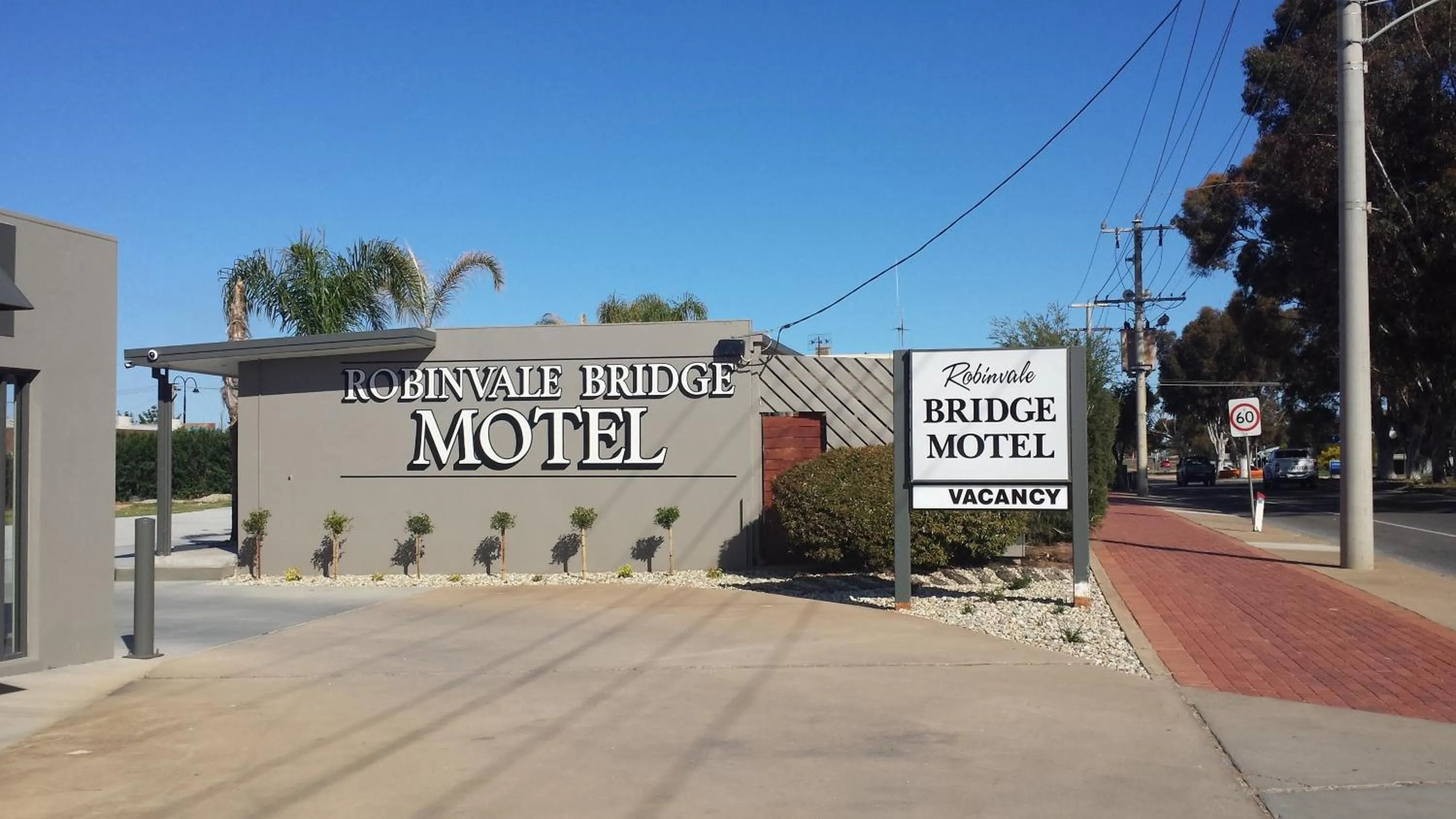Facade/entrance in Robinvale Bridge Motel