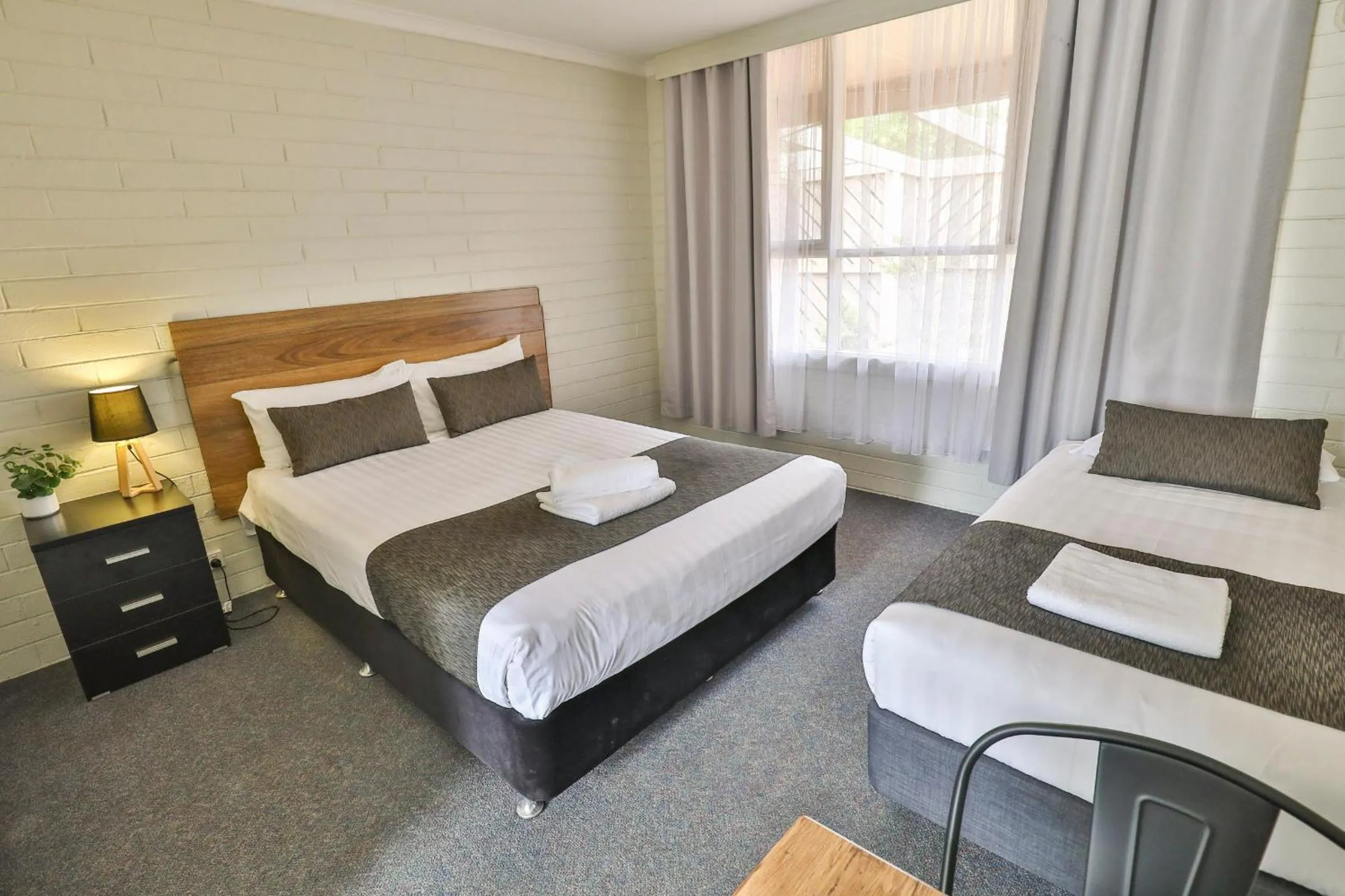 Bedroom, Bed in Robinvale Bridge Motel