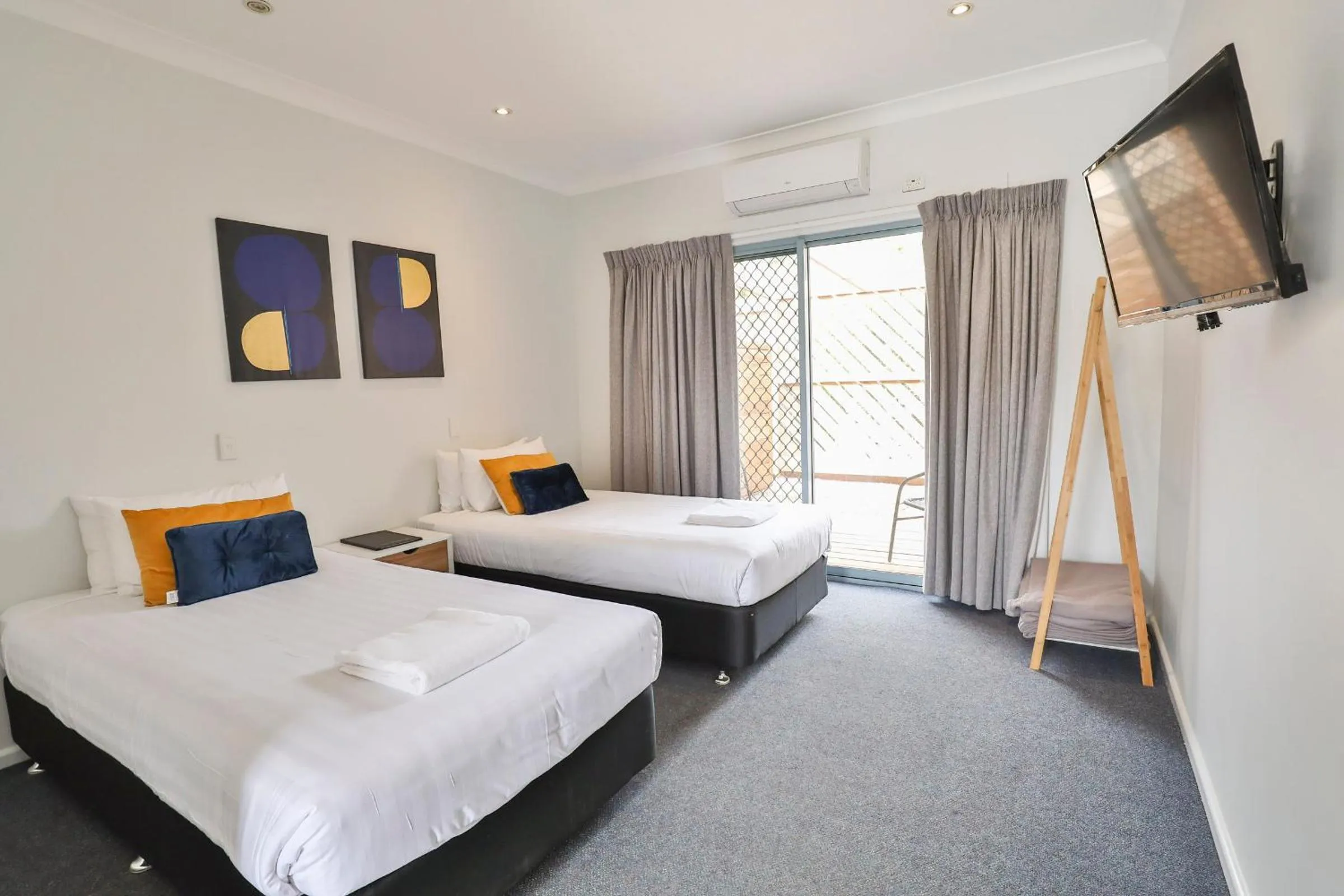 Bedroom, Bed in Robinvale Bridge Motel