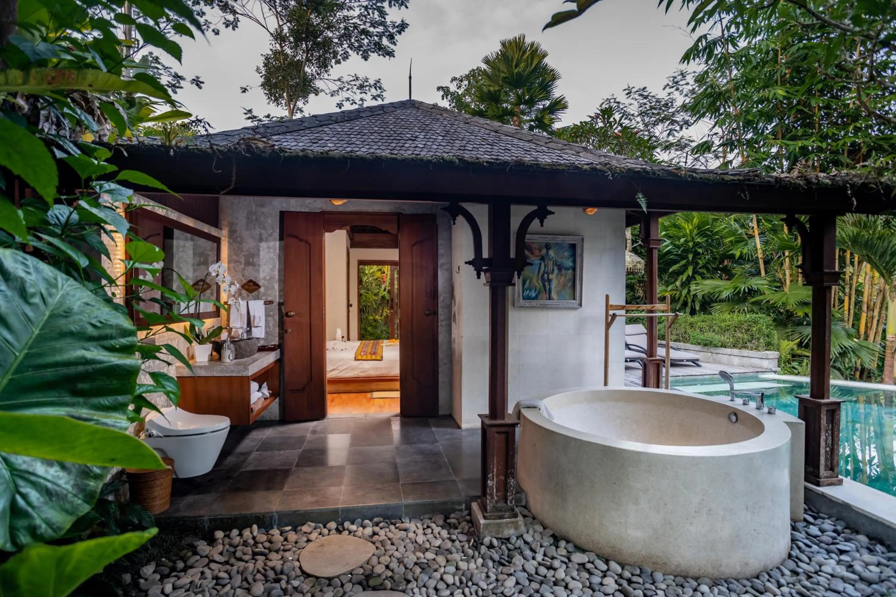 Bathroom in Nau Villa Ubud