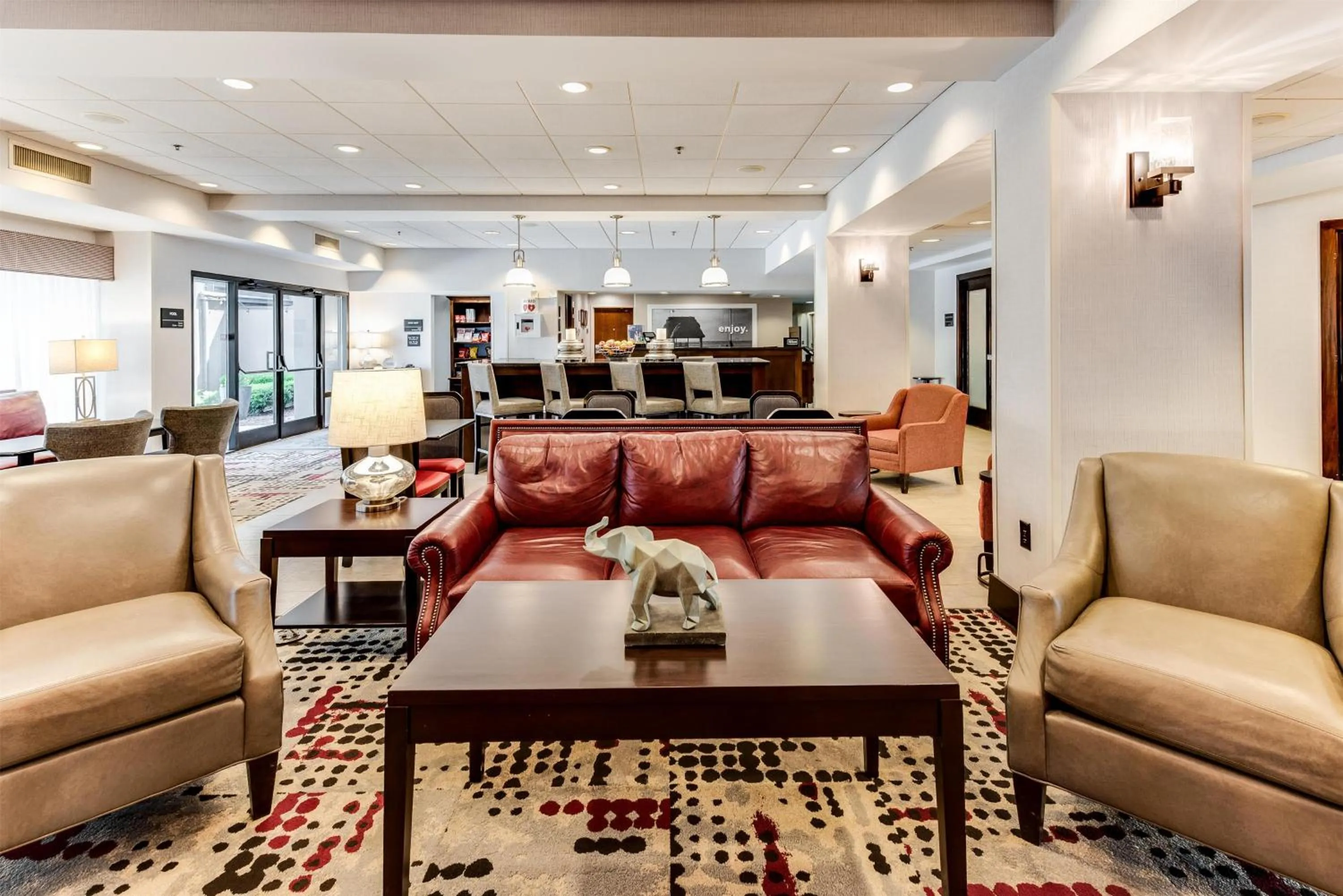 Lobby or reception in Hampton Inn Tuscaloosa-University