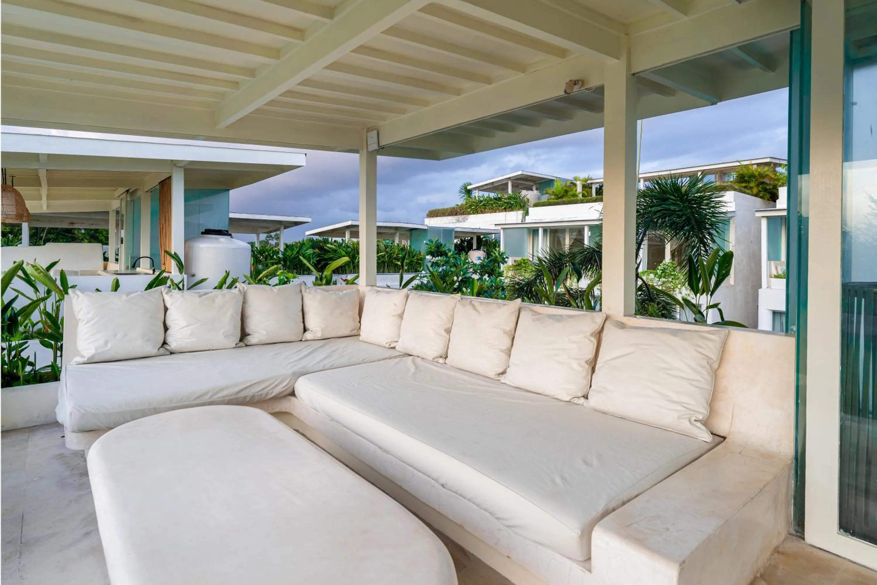 Seating area in Eden The Residence at The Sea Seminyak