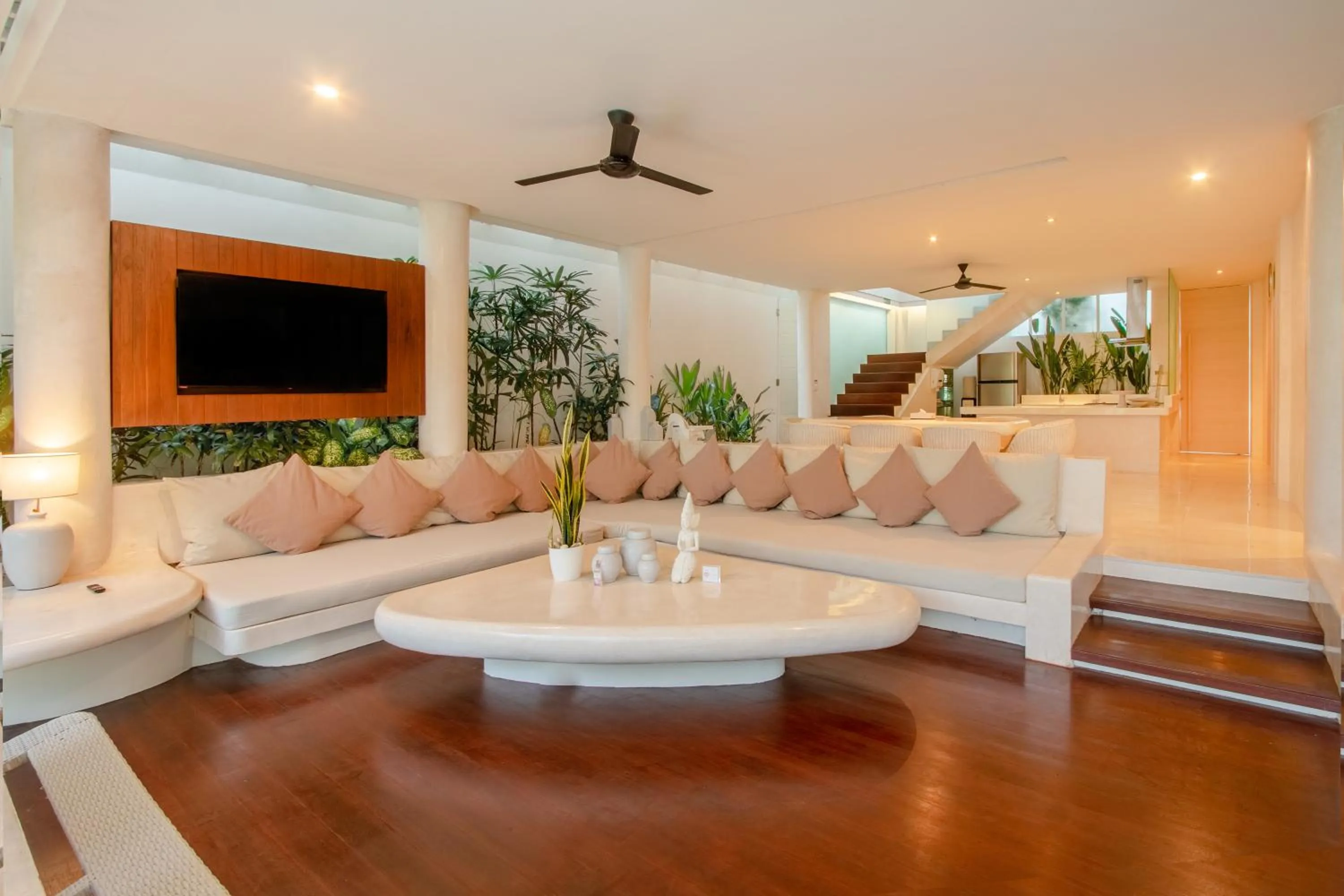 Living room in Eden The Residence at The Sea Seminyak