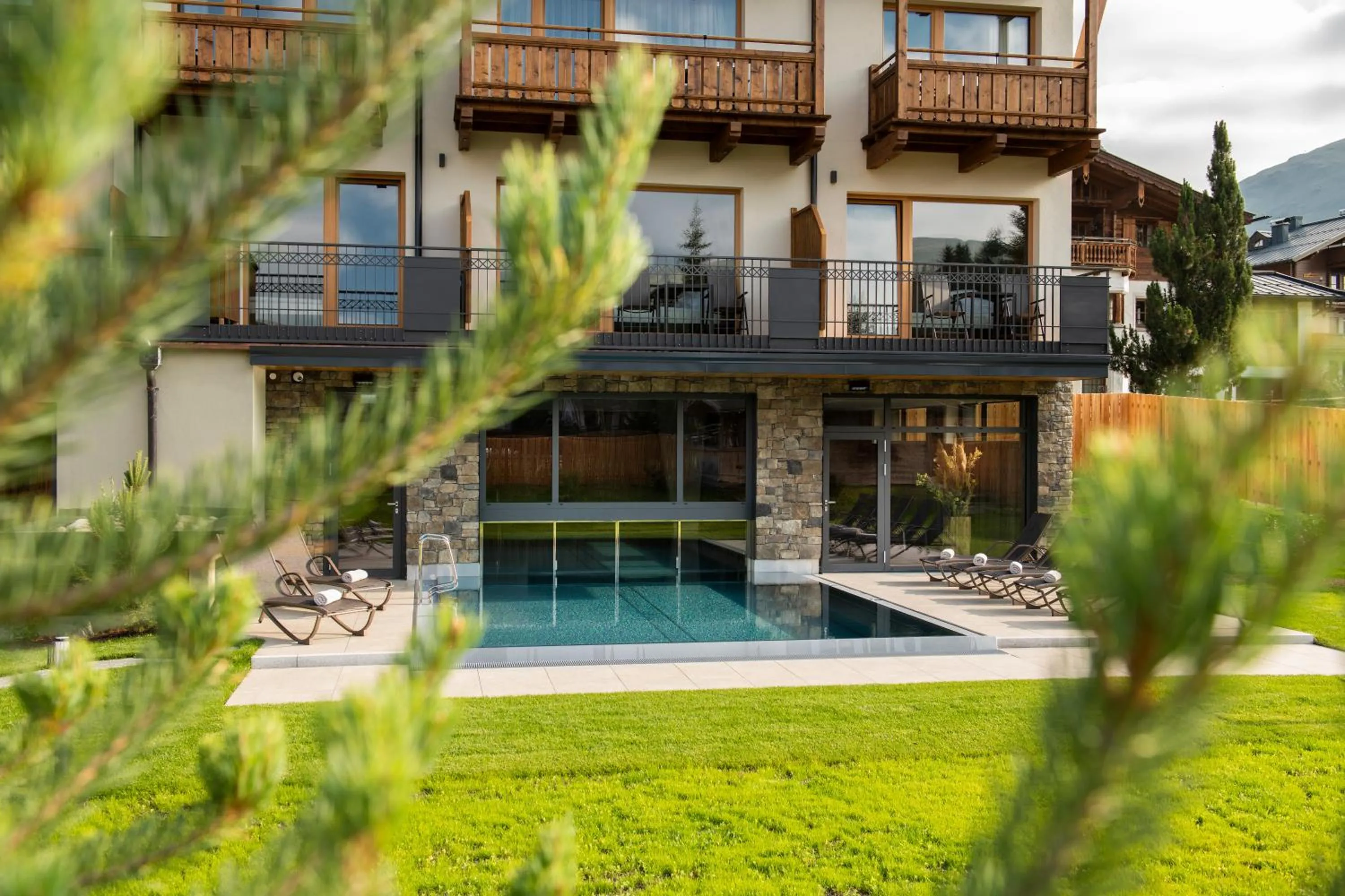 Garden view in Hotel Königsleiten Vital Alpin