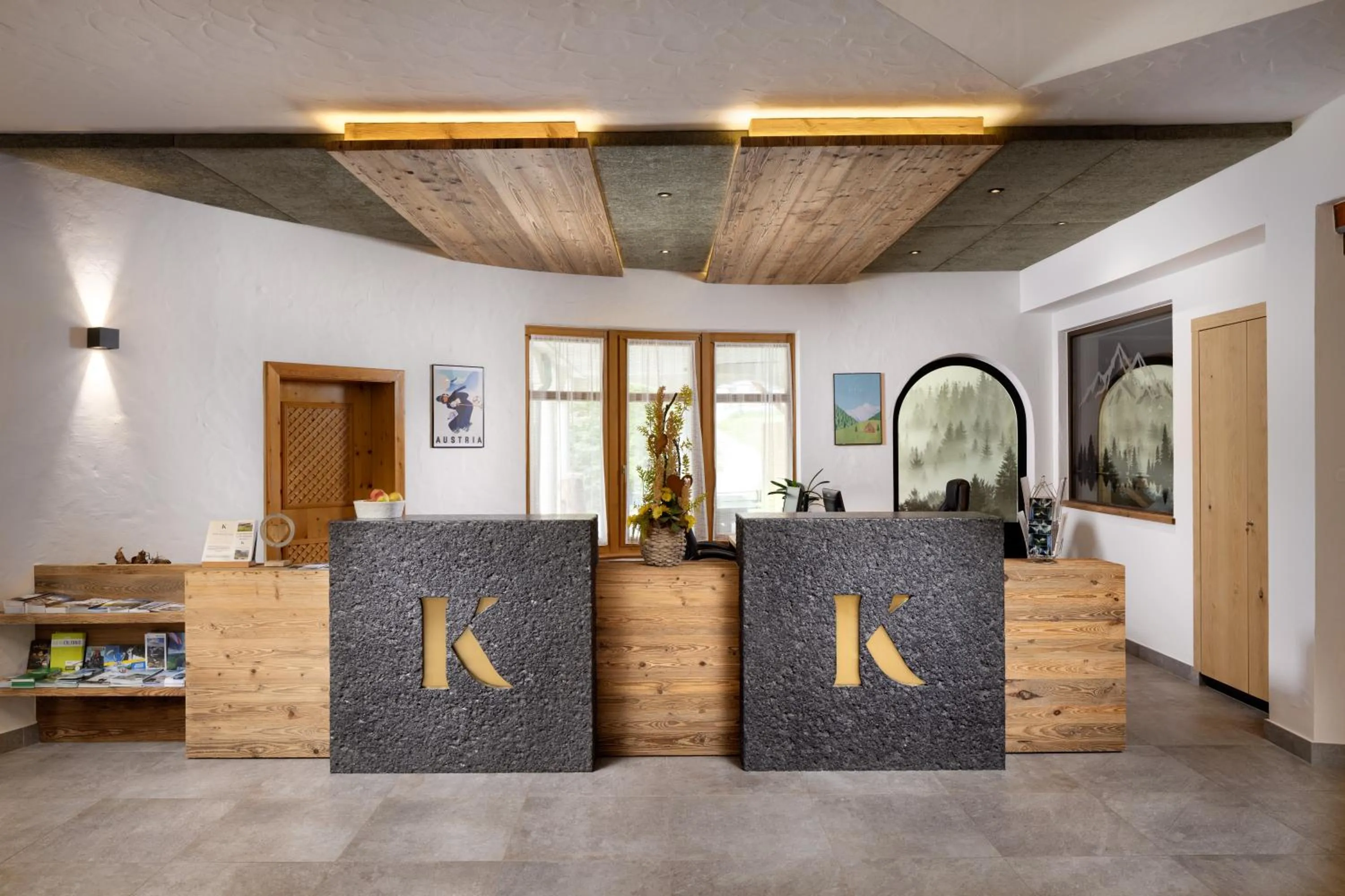 Lobby or reception in Hotel Königsleiten Vital Alpin