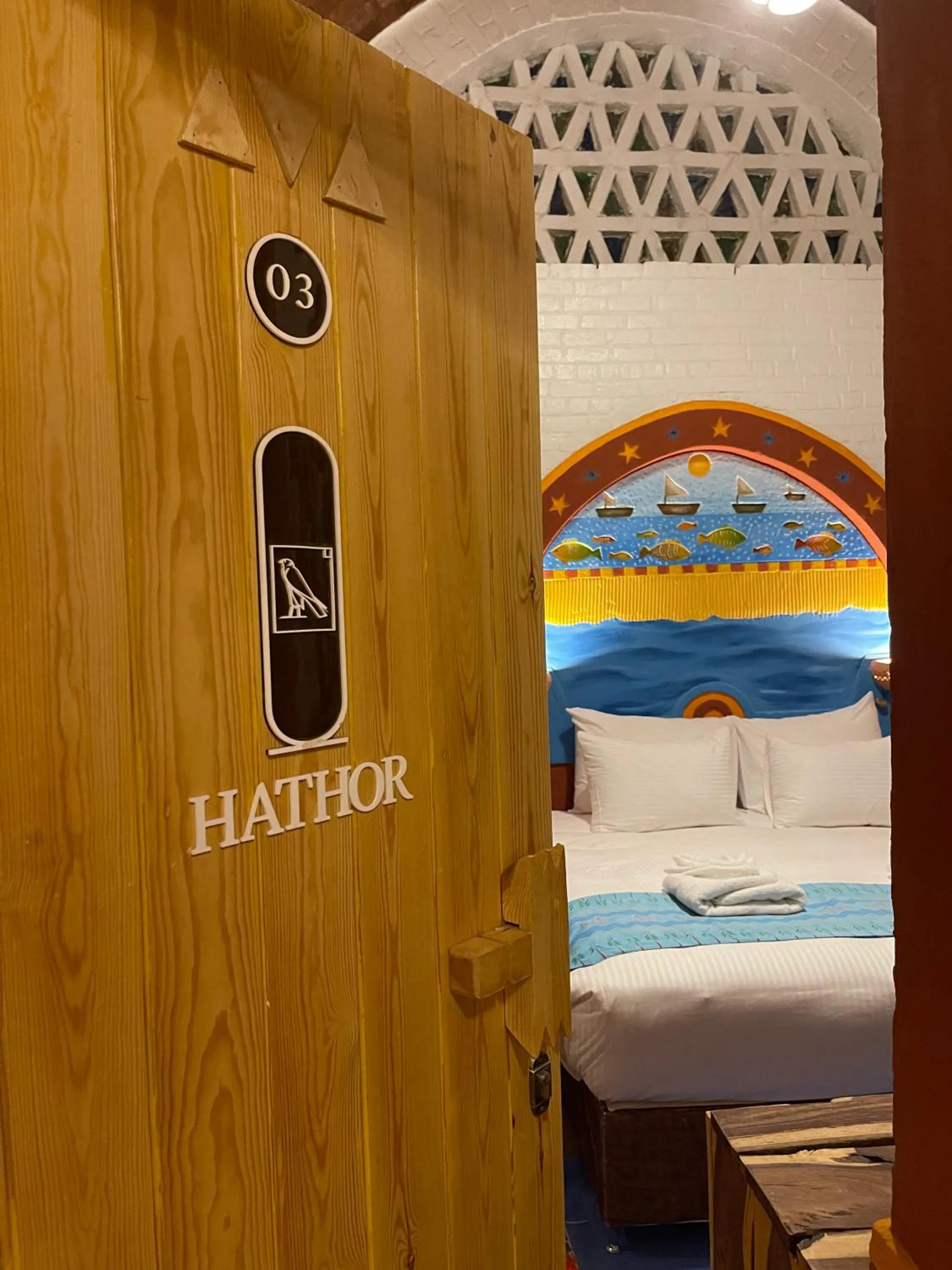 Property logo or sign, Bed in Kato Dool Wellness Resort