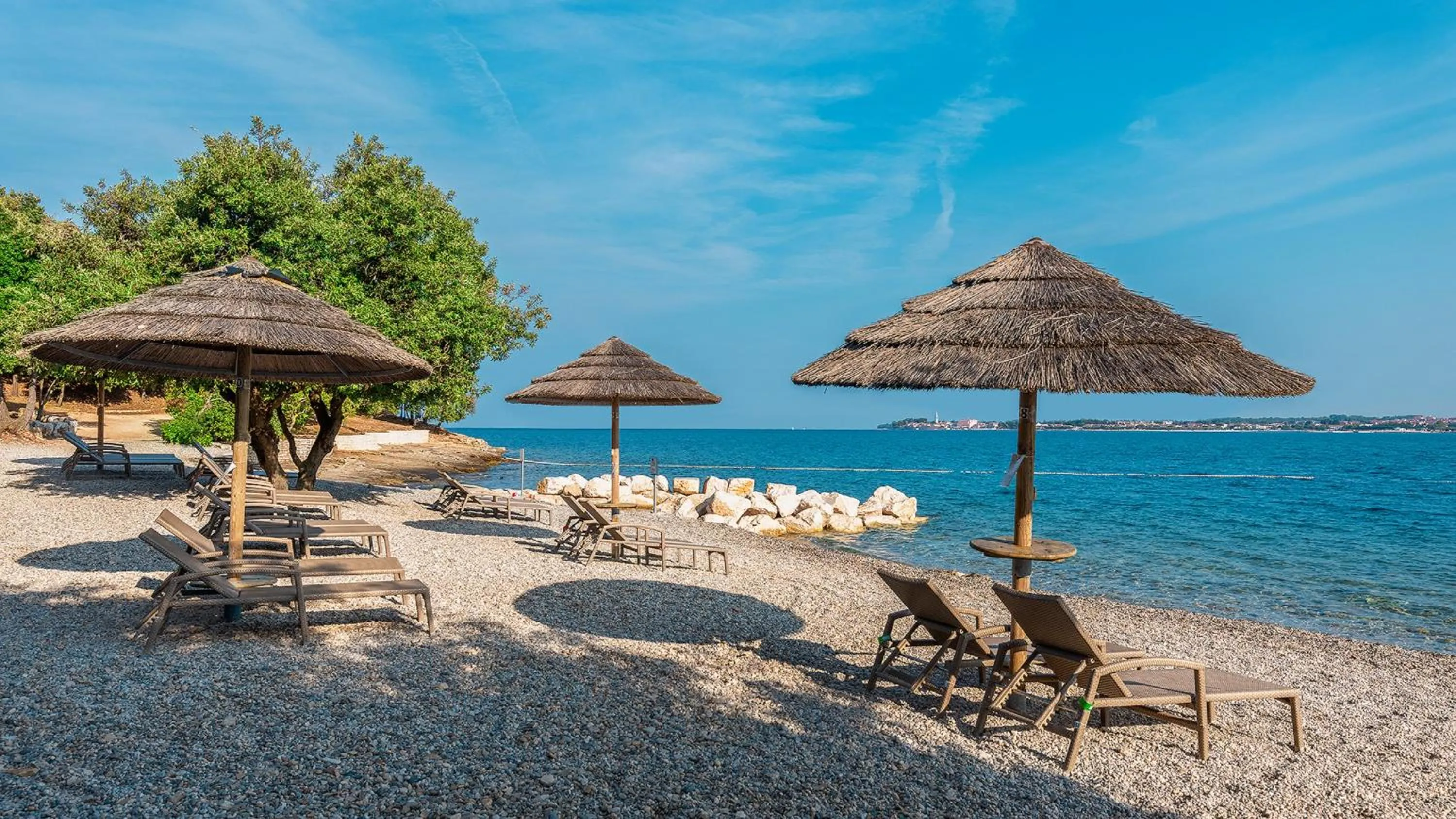 Beach in Valamar Tamaris Resort