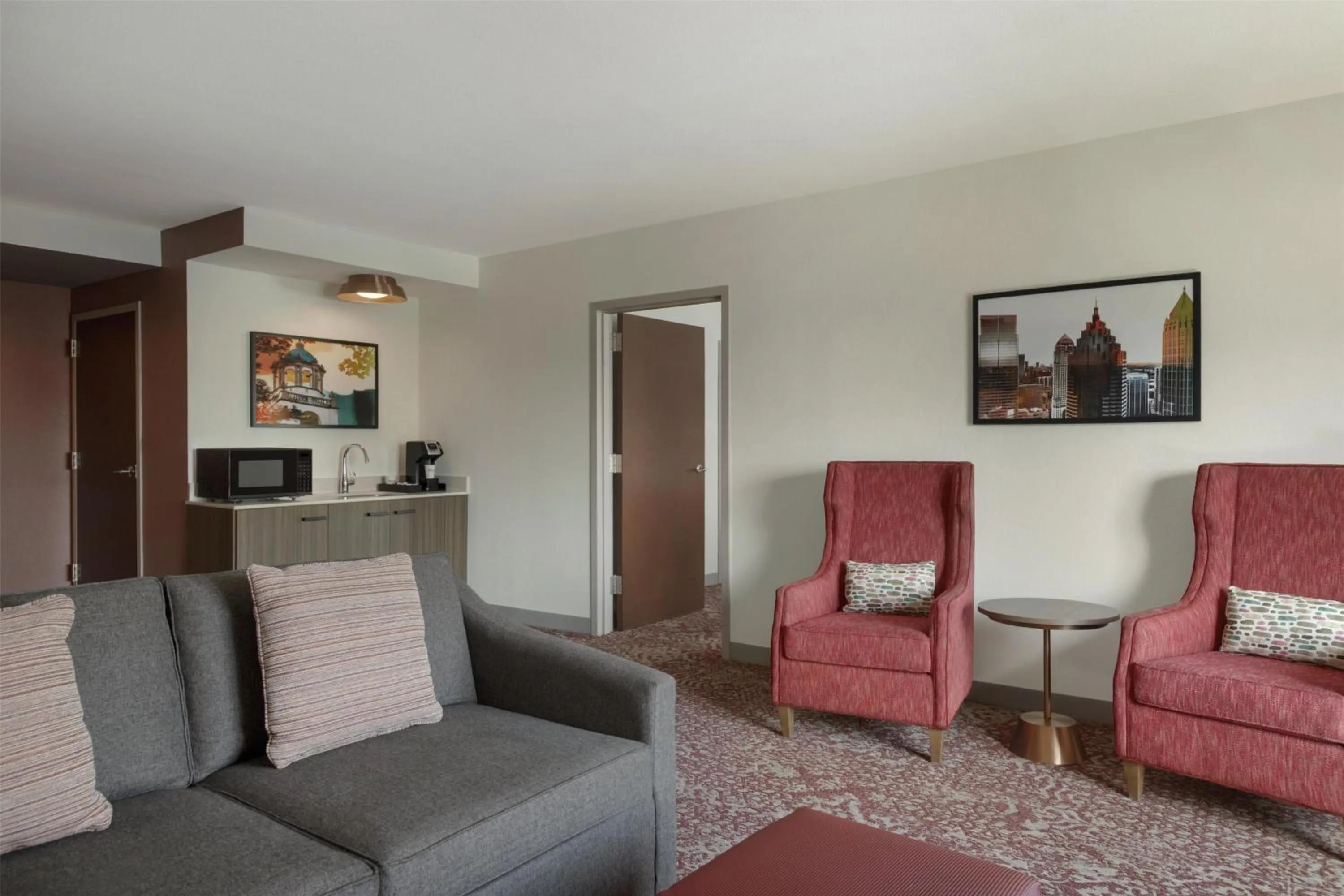 Living room in Hilton Garden Inn Atlanta Downtown