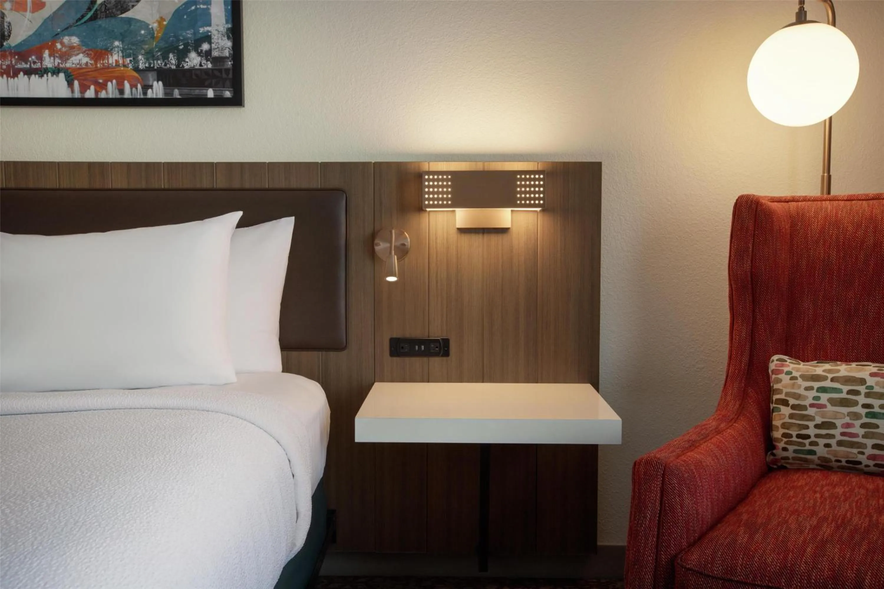 Bed in Hilton Garden Inn Atlanta Downtown