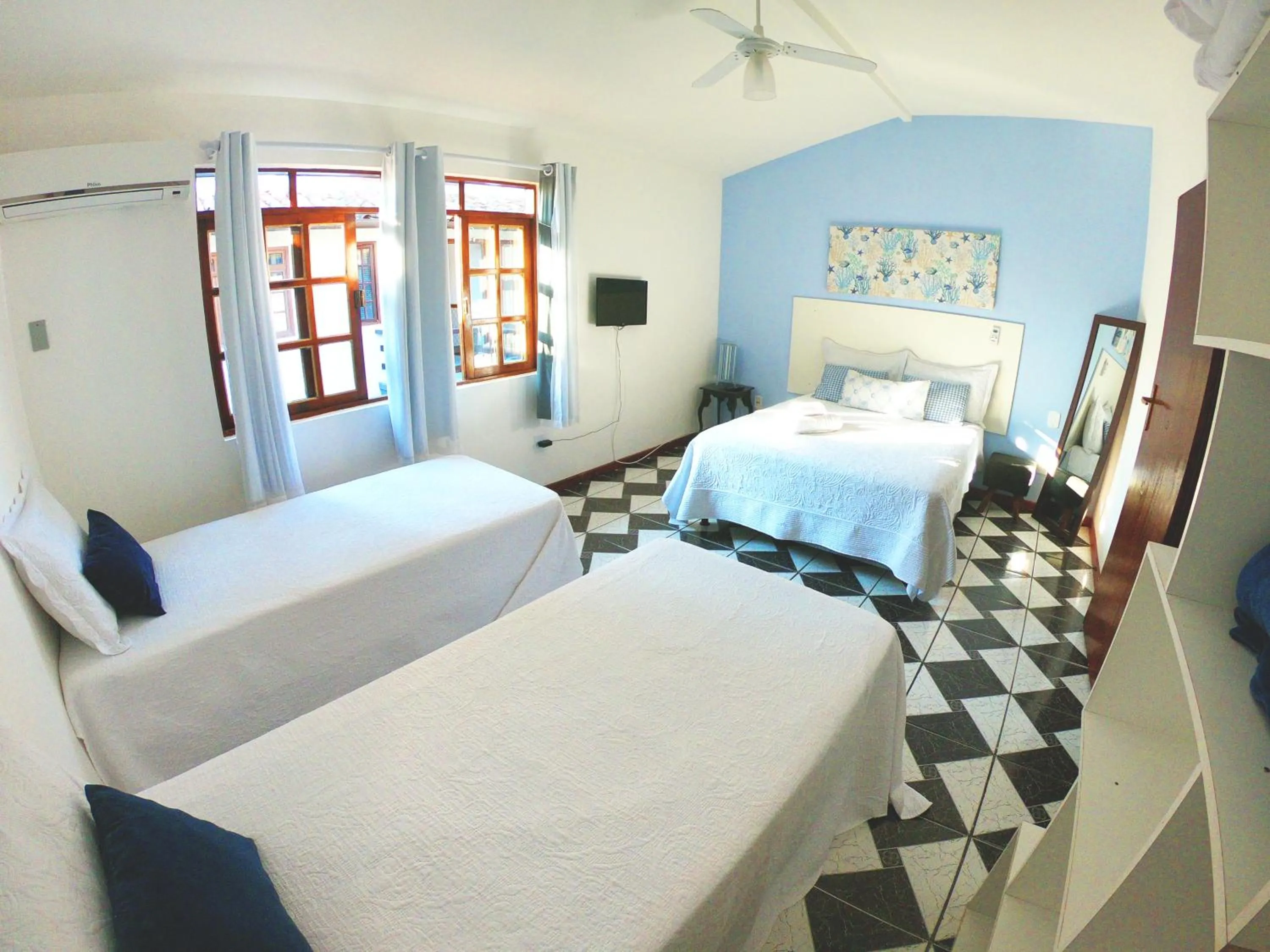 Bed in Viva Búzios Flats