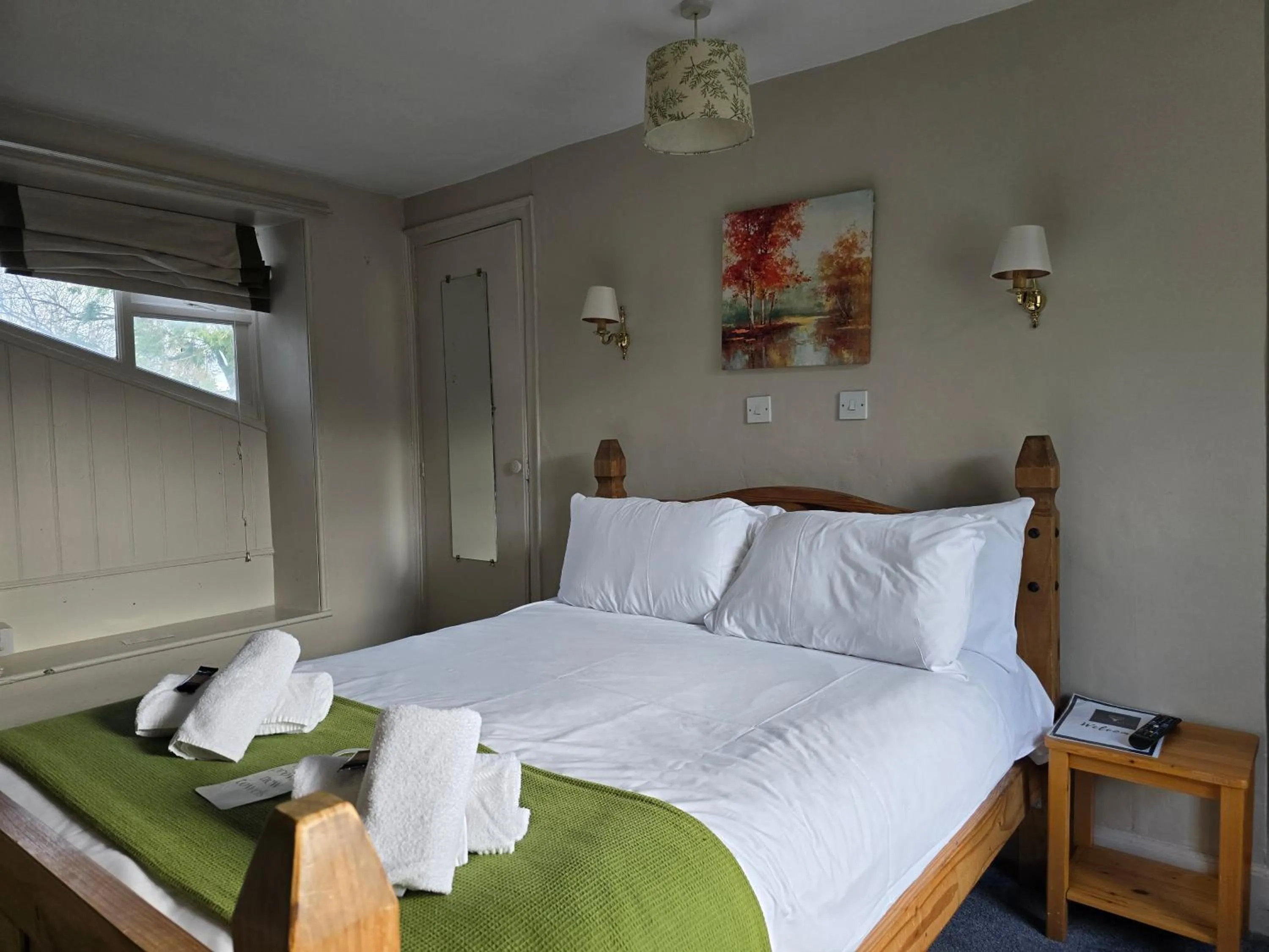 Bed in Littledean House Hotel