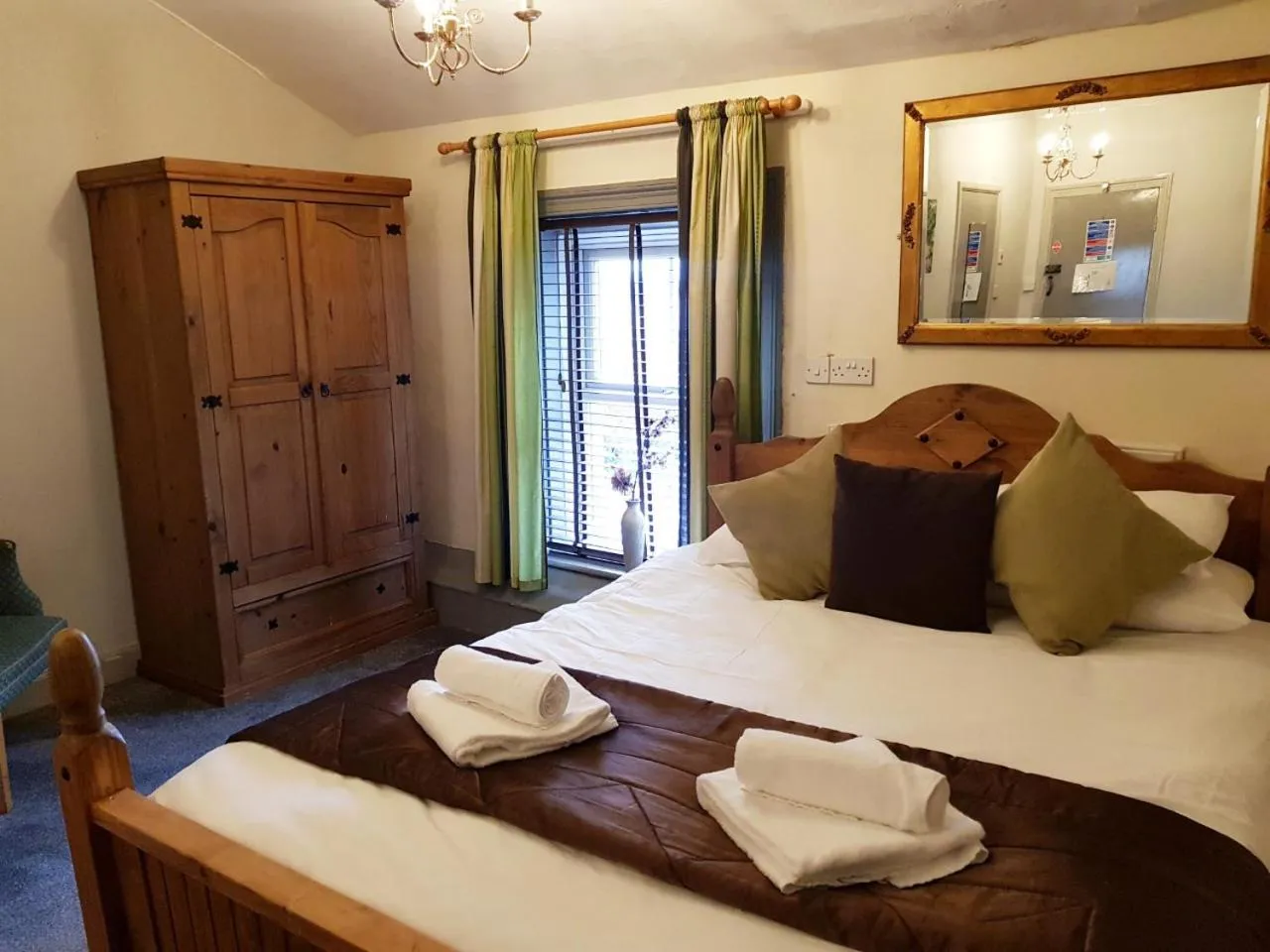 Bed in Littledean House Hotel