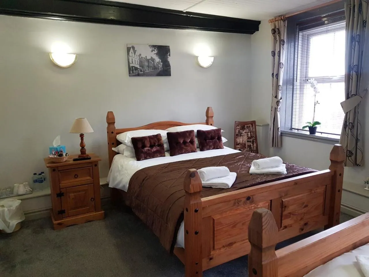 Bed in Littledean House Hotel