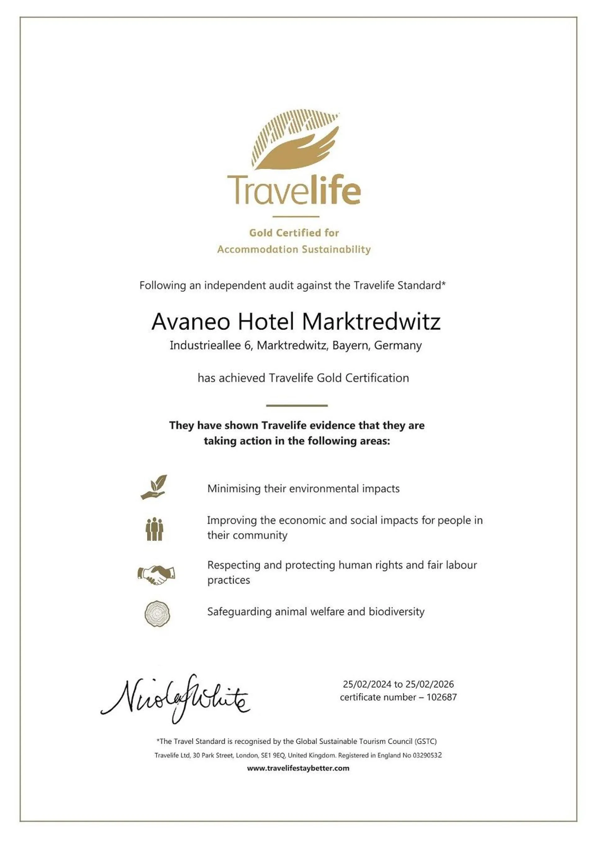 Property logo or sign in Avaneo Hotel Marktredwitz