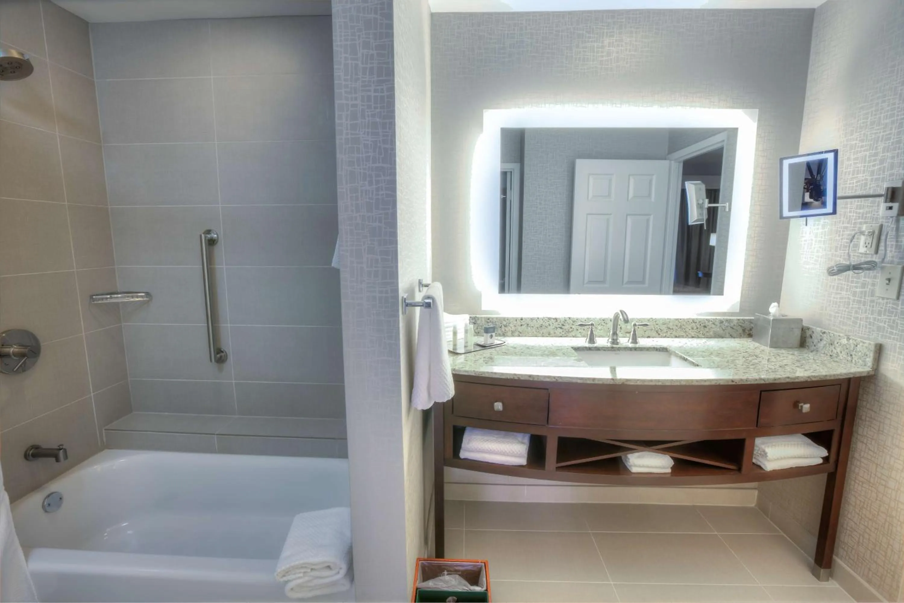 Bathroom in Doubletree Suites by Hilton at The Battery Atlanta