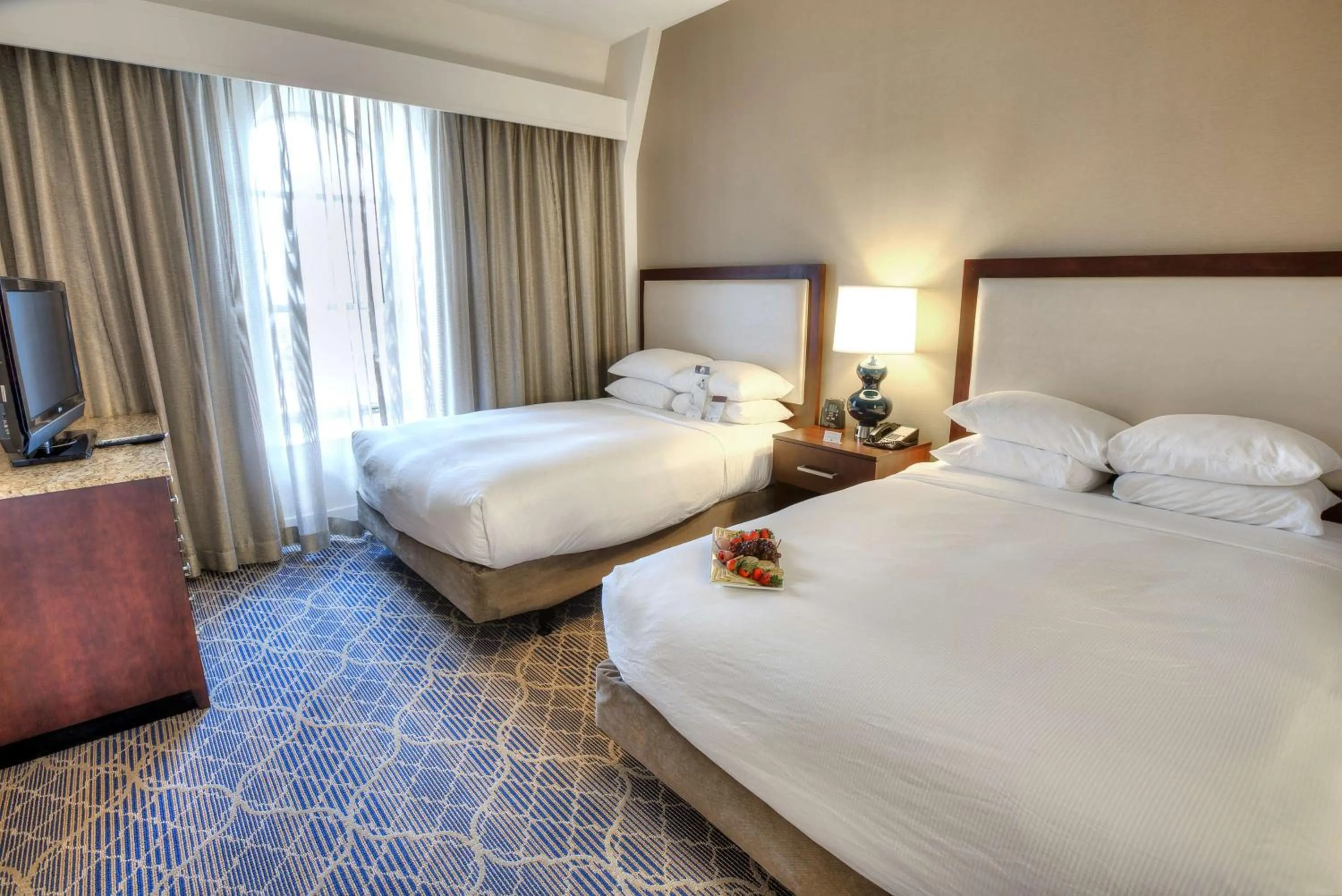 Bedroom, Bed in Doubletree Suites by Hilton at The Battery Atlanta