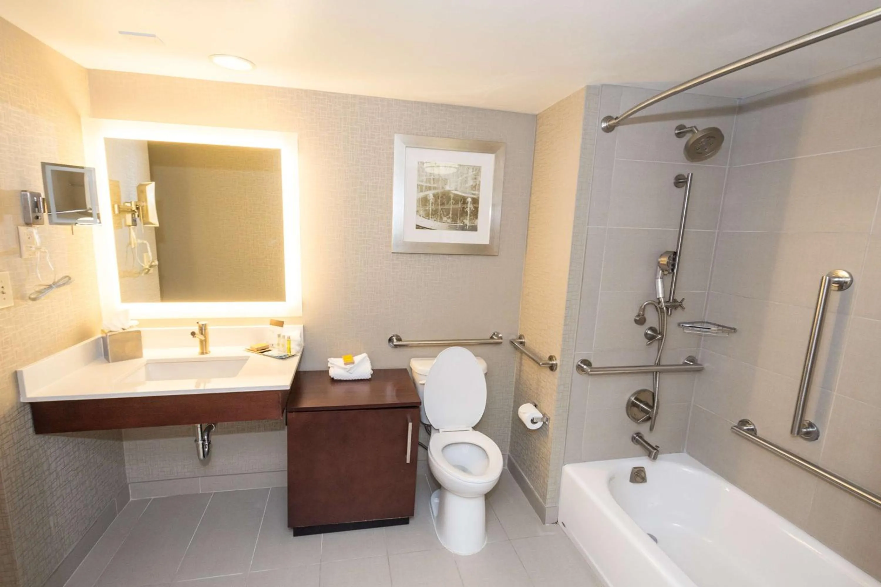 Bathroom in Doubletree Suites by Hilton at The Battery Atlanta