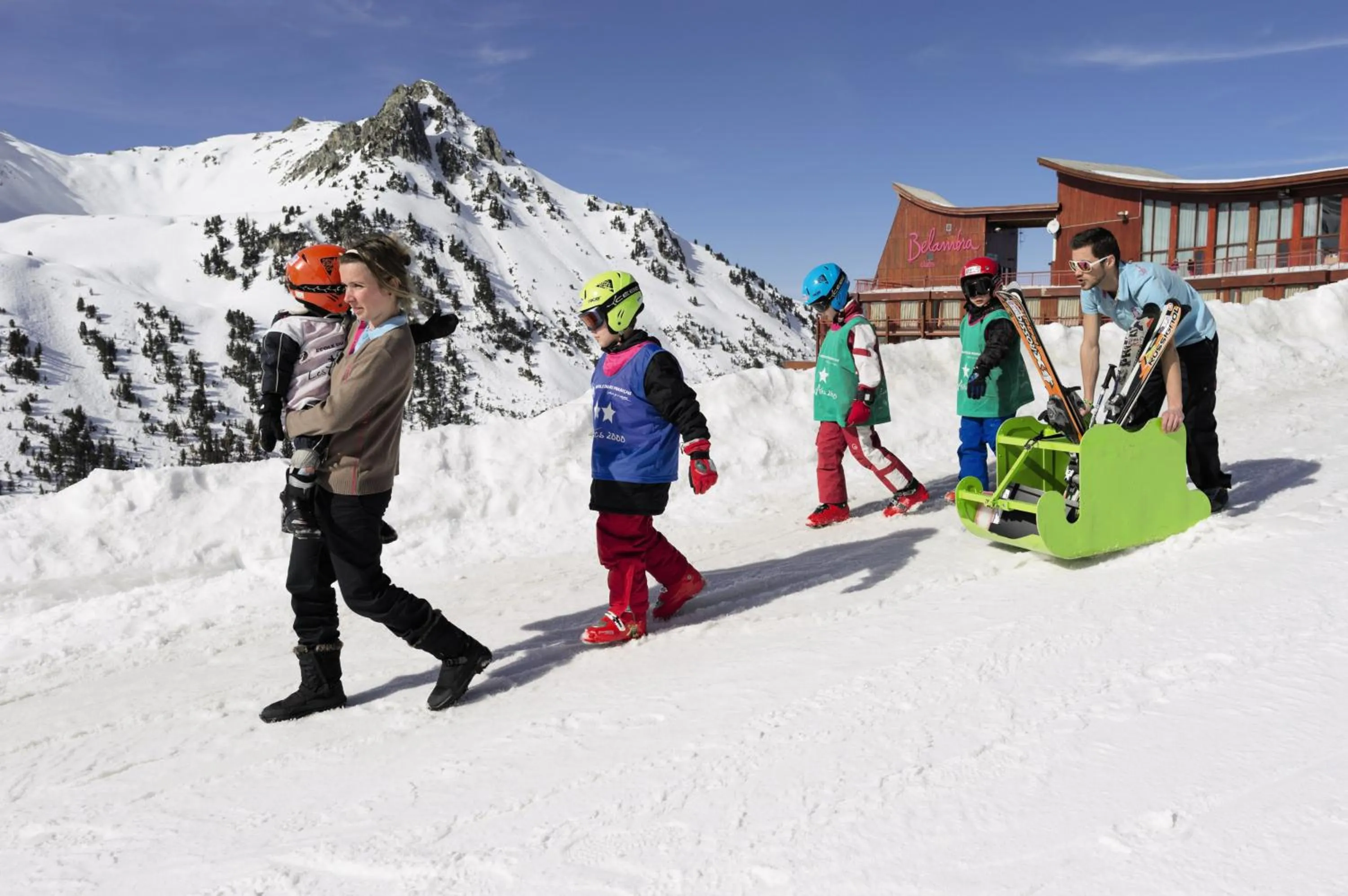 Skiing in Belambra Clubs Arc 2000 - L'Aiguille Rouge - Ski pass included