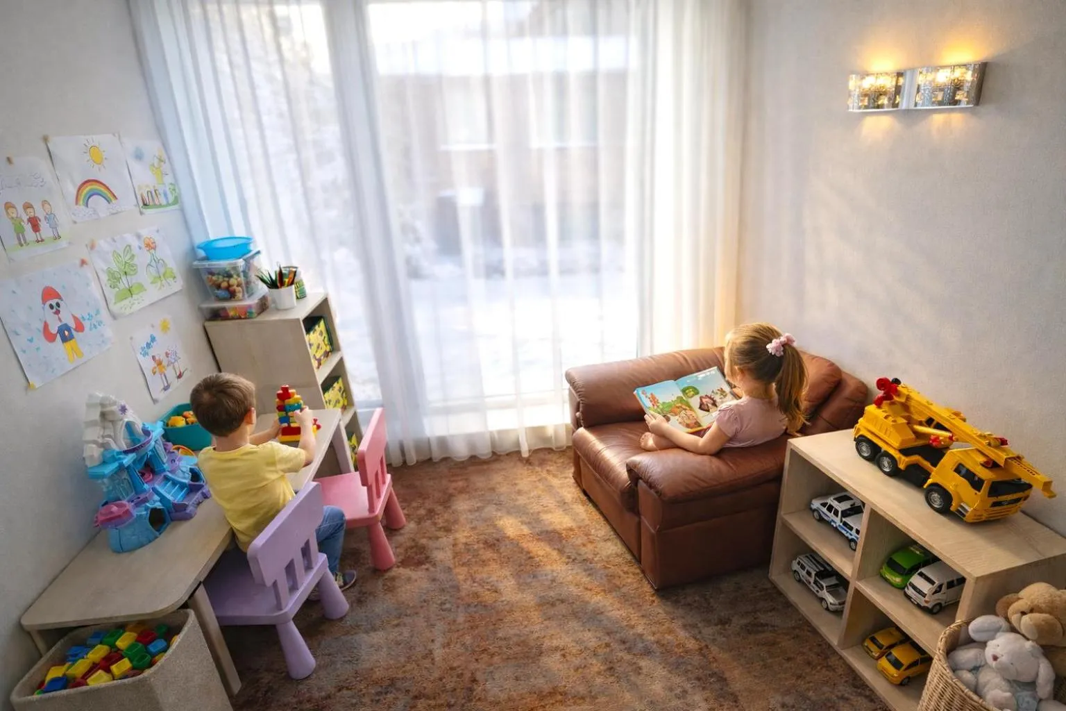 Children play ground in HOME Apart-Hotel Vilnius